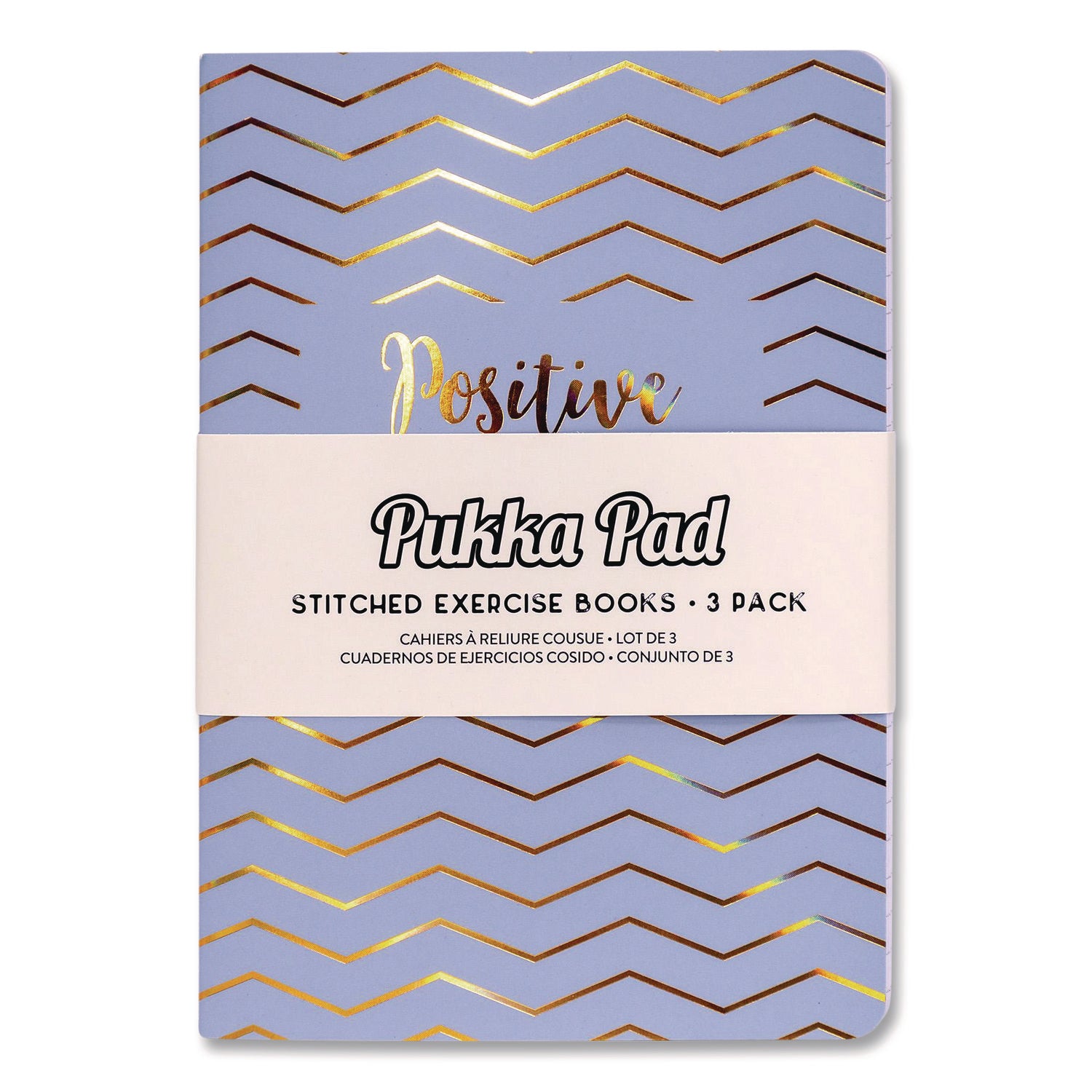 PUKKA PAD® Exercise Books, 1-Subject, Medium/College Rule, Assorted Color Covers, (40) 6.9 x 4.9 Sheets, 3/Pack