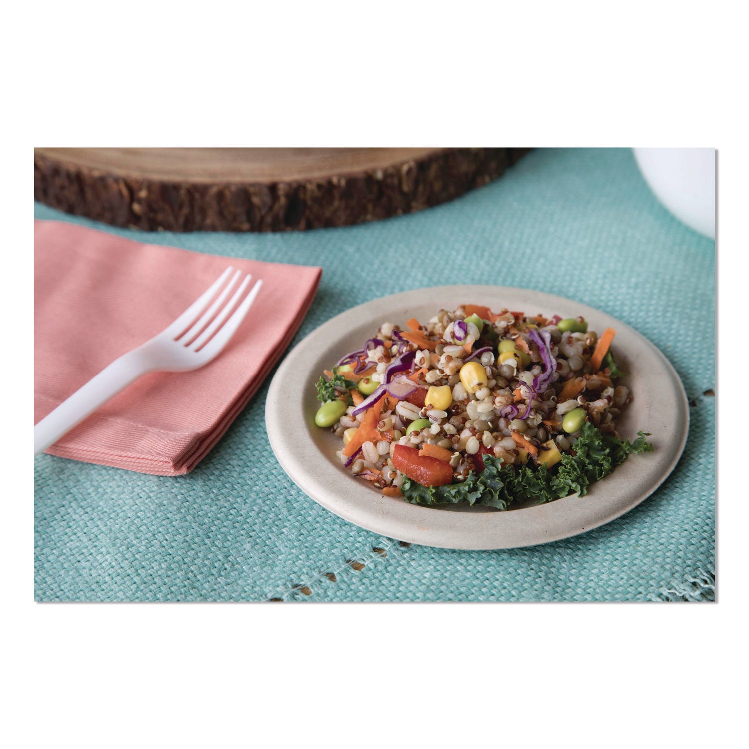 Eco-Products® Plantware CPLA Cutlery, Fork, White, 1,000/Carton