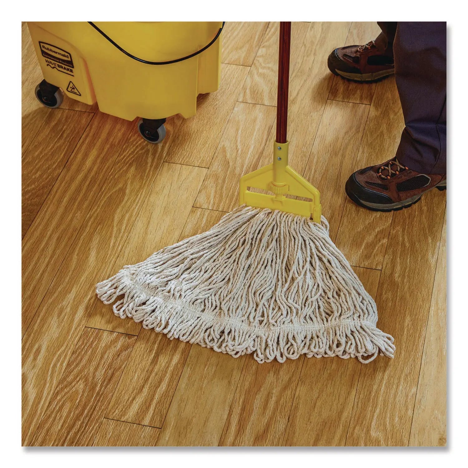 Rubbermaid® Commercial Super Stitch Blend Mop, Cotton/Synthetic, White Rubbermaid® Commercial Flipcost
