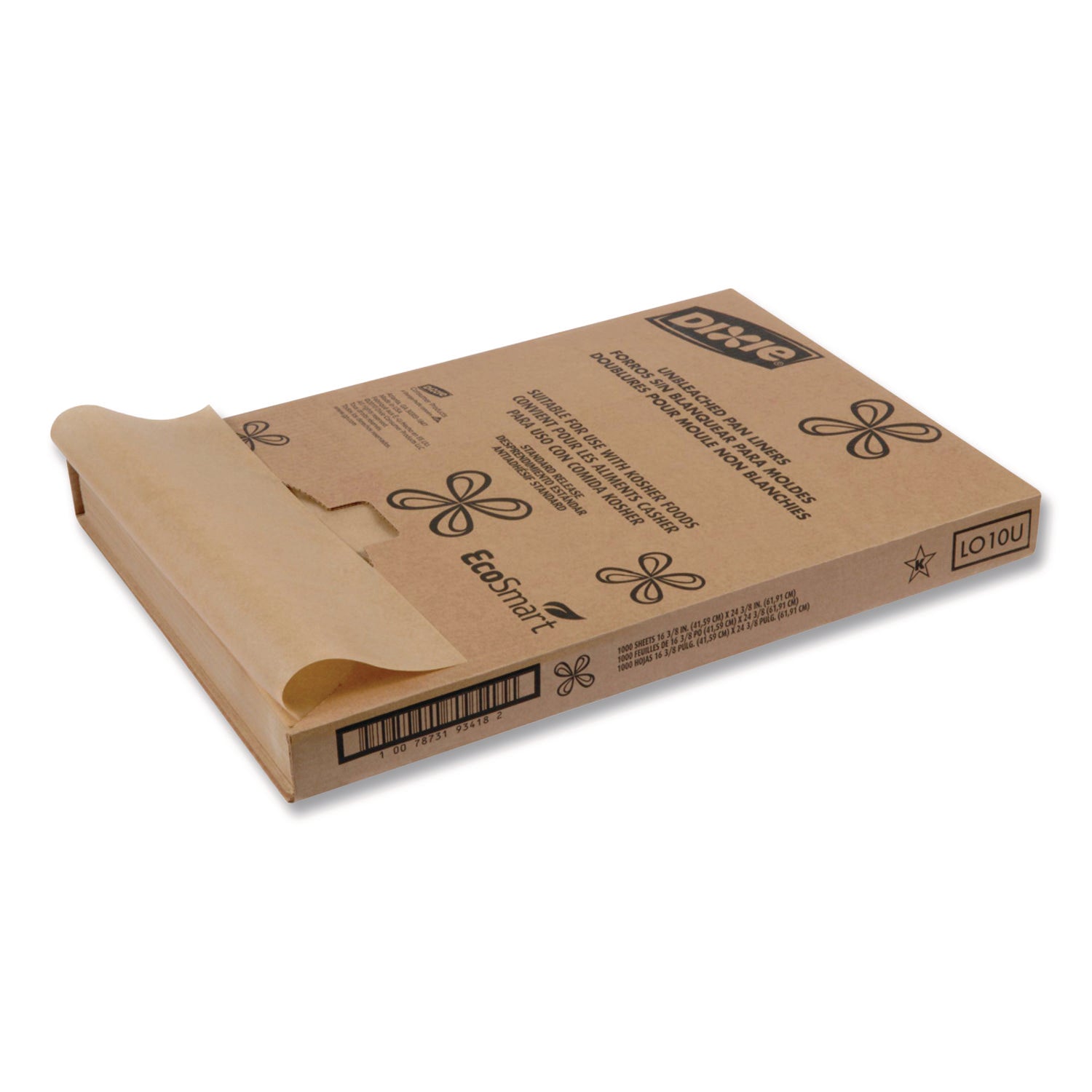 Dixie® Greaseproof Liftoff Pan Liner, 16.37 x 24.37, 1,000/Carton