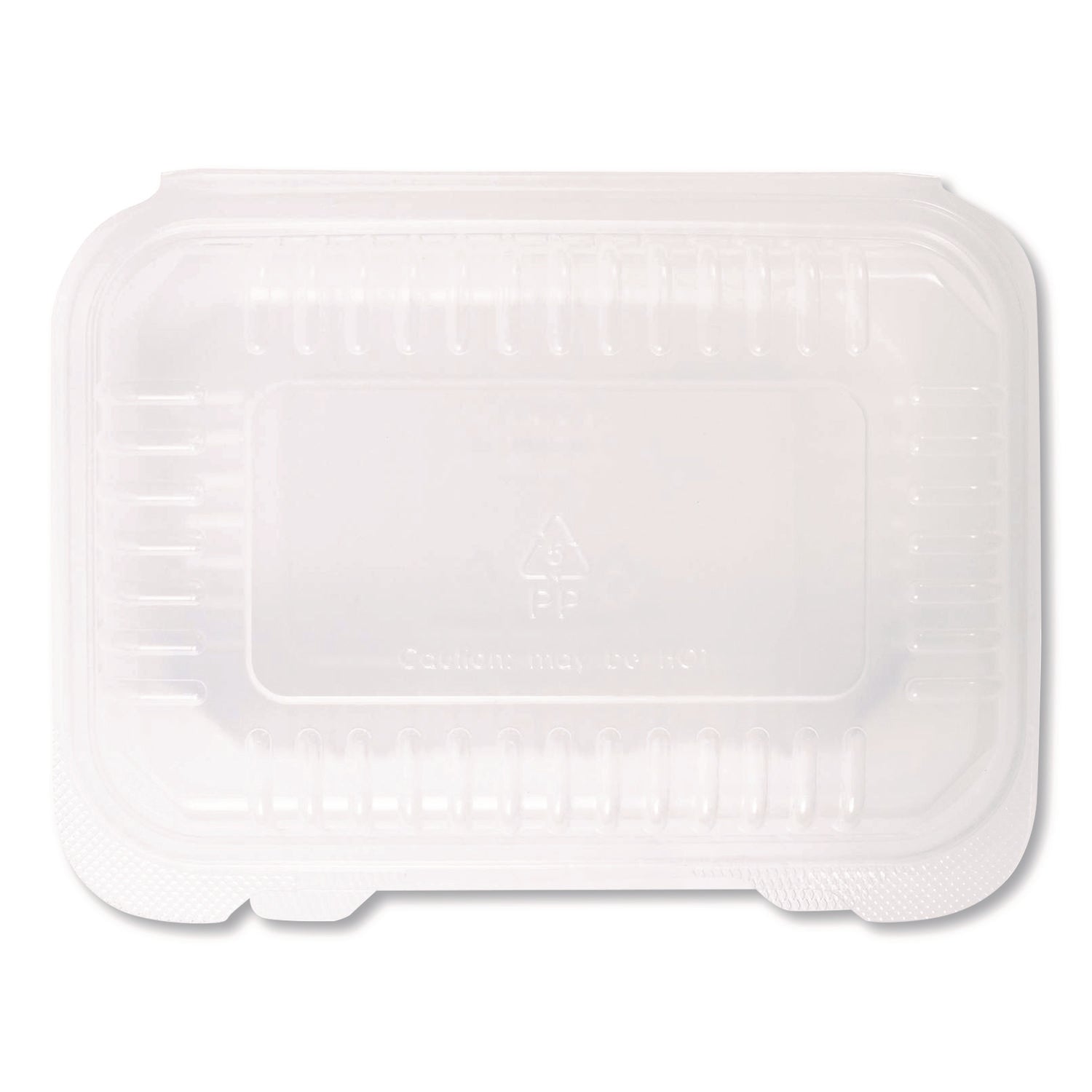Karat® Polypropylene Plastic Hinged Container, 6 x 9 x 2.97, Clear, Plastic, 125/Pack, 2 Packs/Carton
