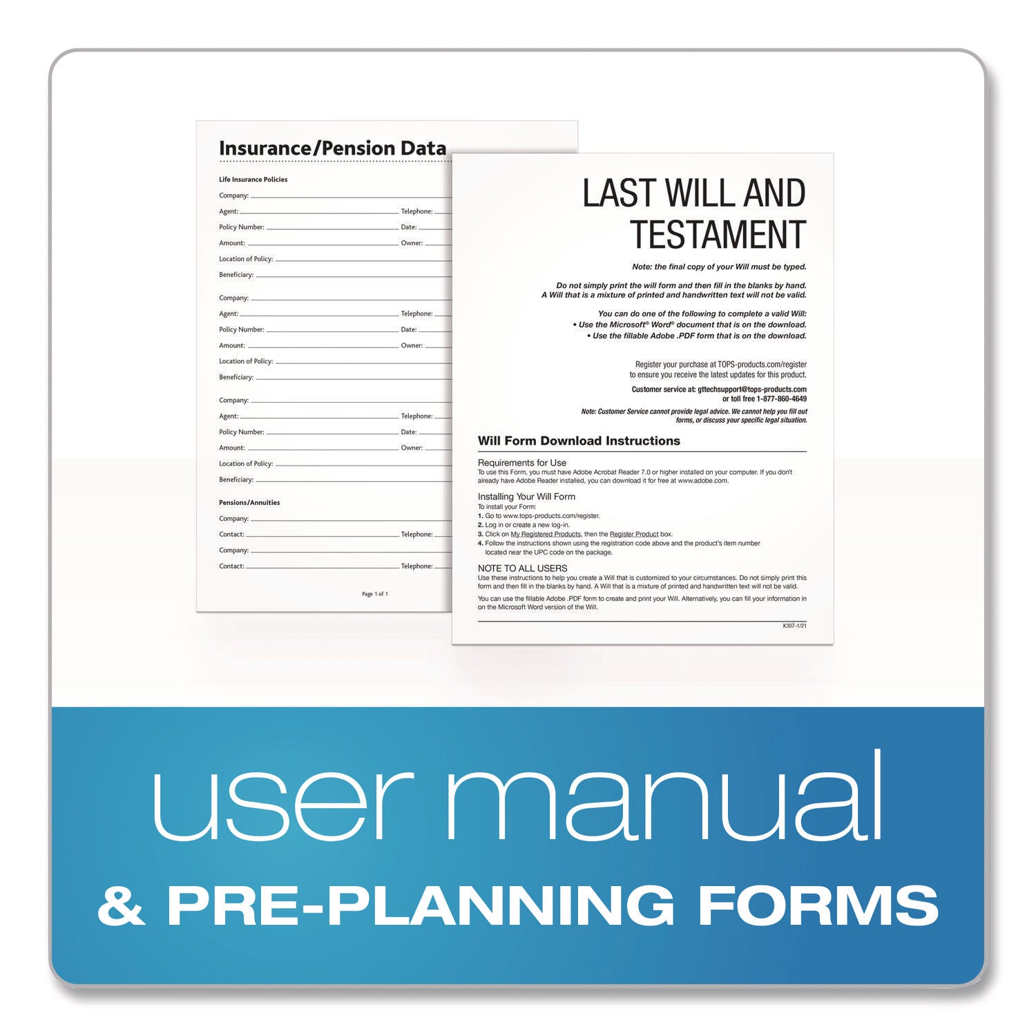 Adams® Last Will and Testament Digital Forms Kit with Manual and Estate Guide, Inkjet/Laser, 8.5 x 11, Unlimited Number of Forms