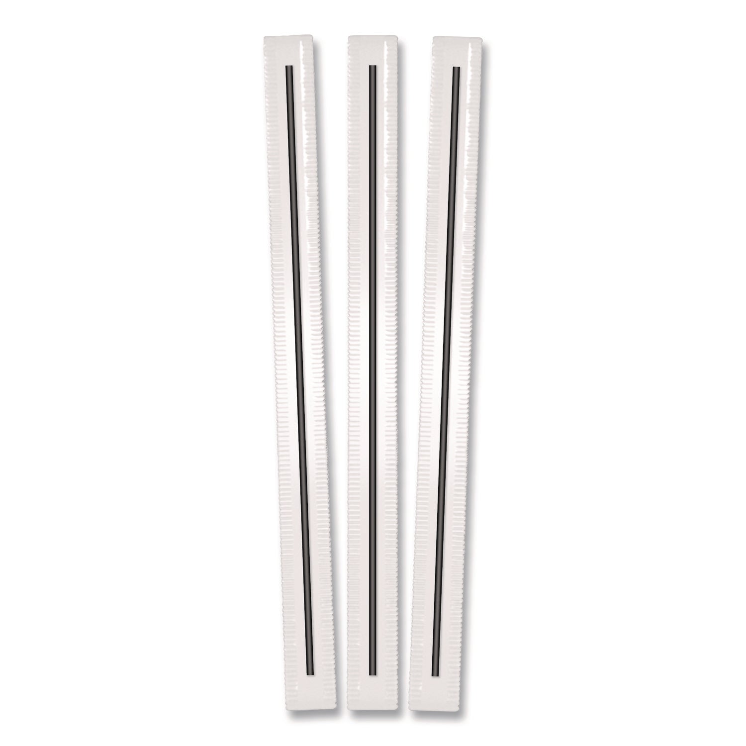 Berkley Square Wrapped Polypropylene Stirrers, 5.5", Black, 500/Box