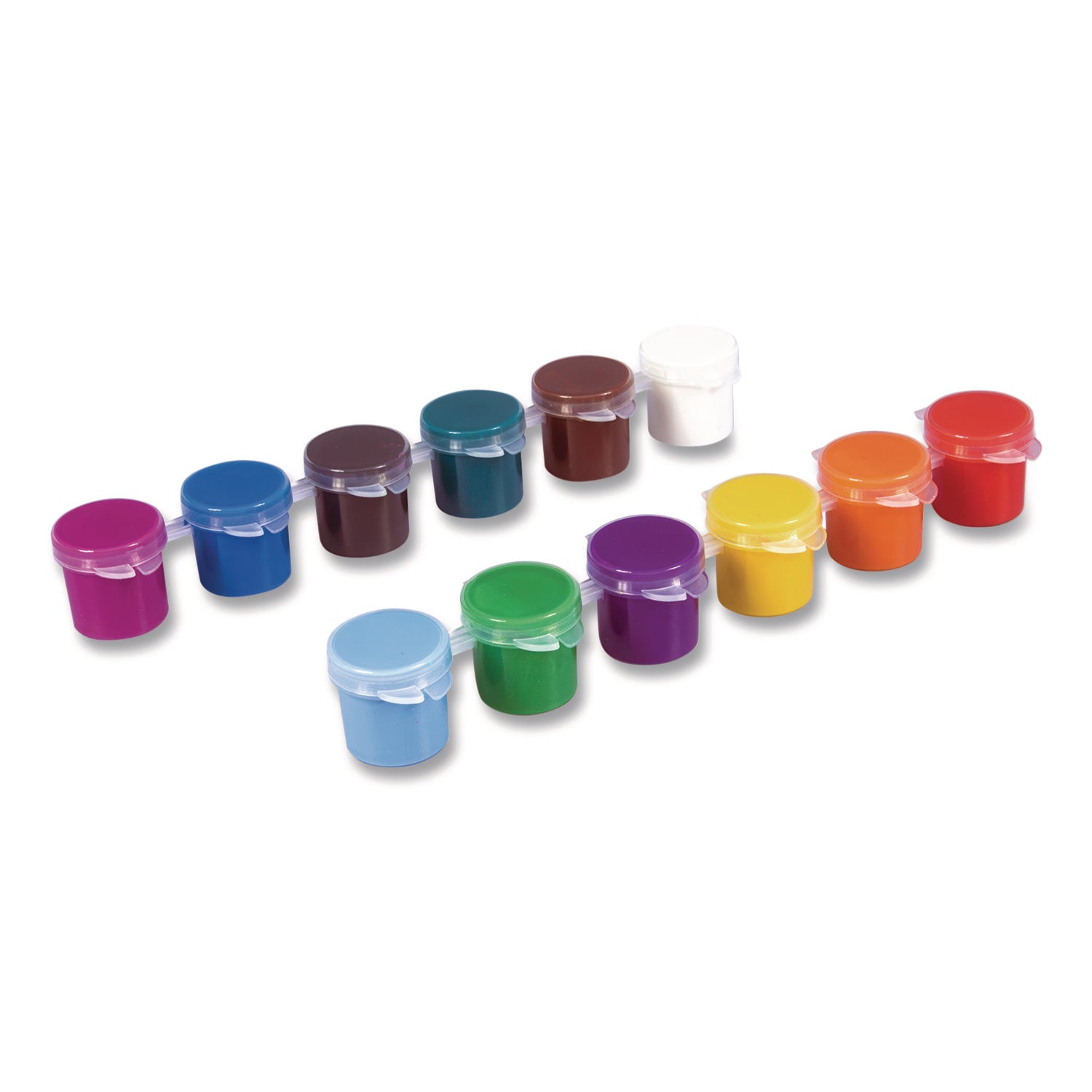 Cra-Z-Art® Washable Kids' Paint Set, with Artist Brush, 12 Assorted Colors/Pack