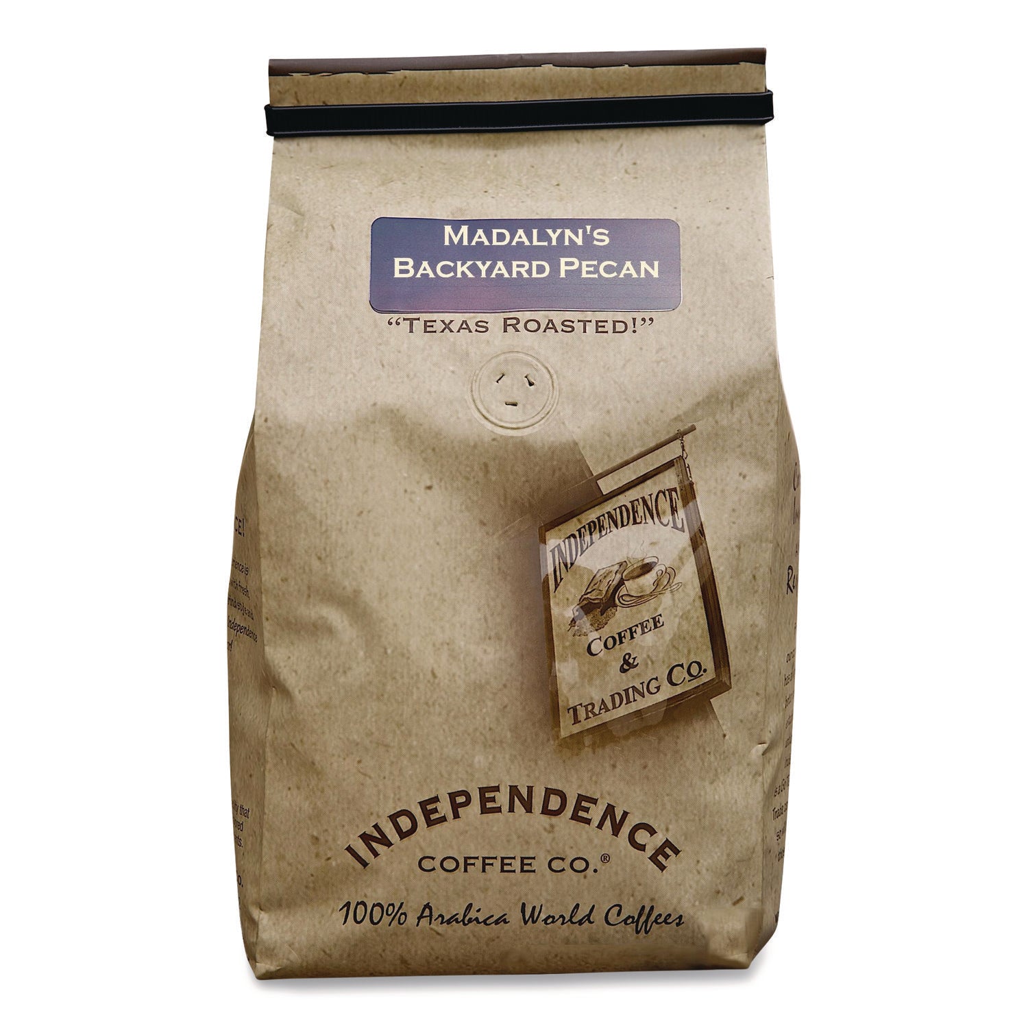 Independence Coffee Co. Madalyn's Backyard Pecan Whole-Bean Coffee, 24 oz Bag