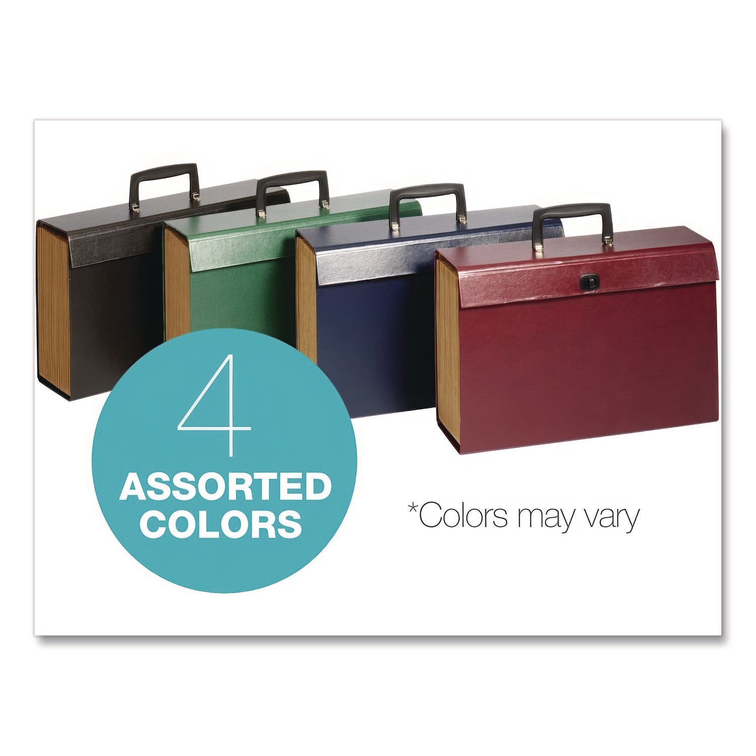 Pendaflex® Case File, 5" Expansion, 19 Sections, Twist-Lock Closure, Custom-Cut Tabs, Legal Size, Randomly Assorted Colors