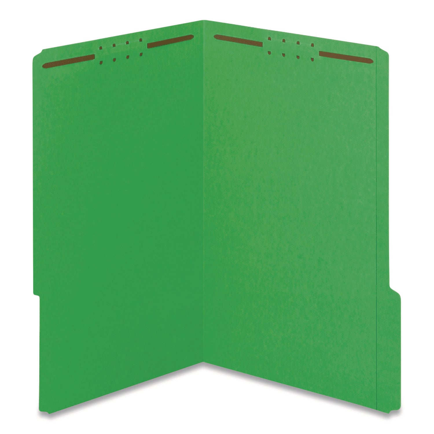 Pendaflex® Colored Top Tab Fastener Folders, 2 Fasteners, Legal Size, Green Exterior, 50/Box