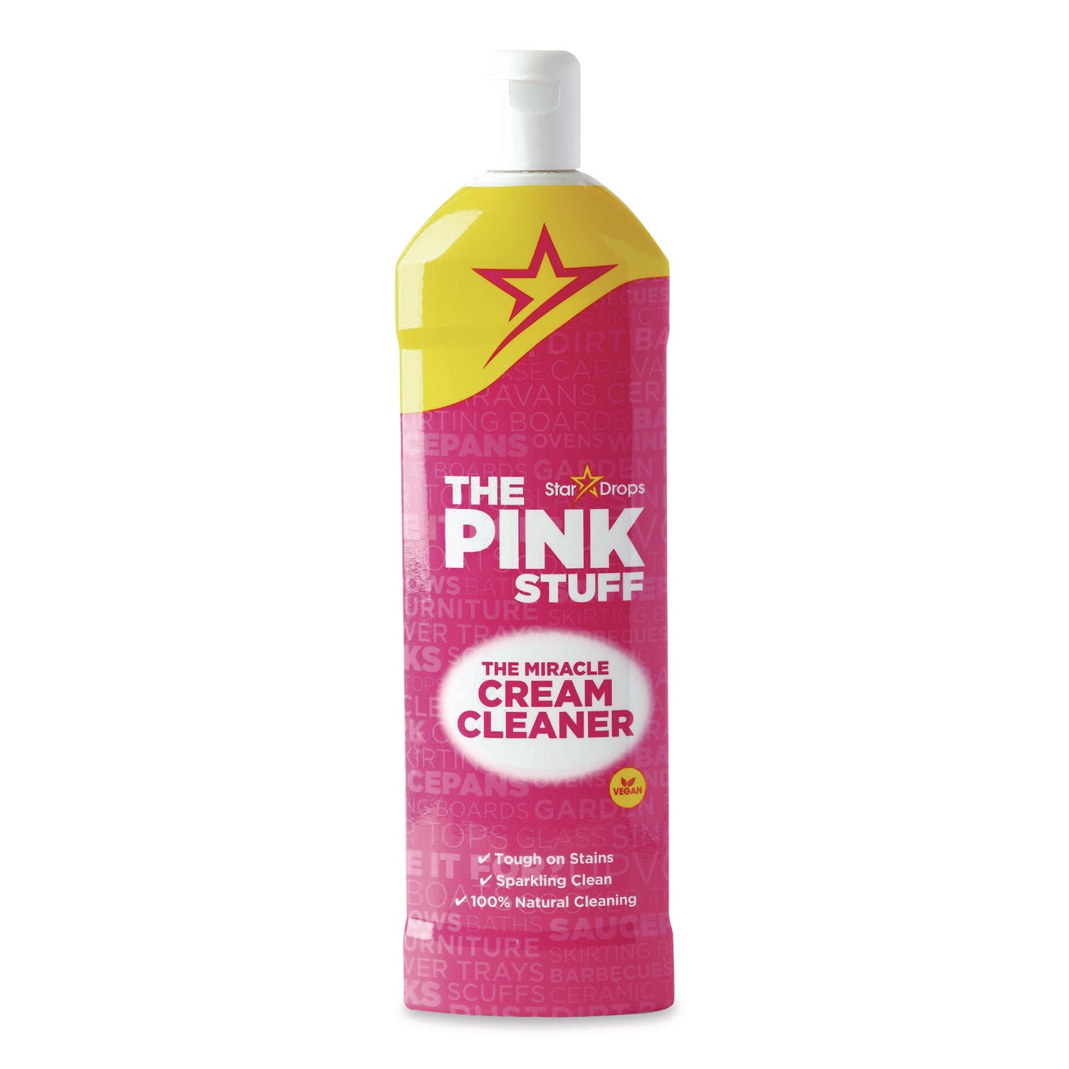 The Pink Stuff The Miracle Cream Cleaner, Fruity Scent, 16.9 oz Bottle