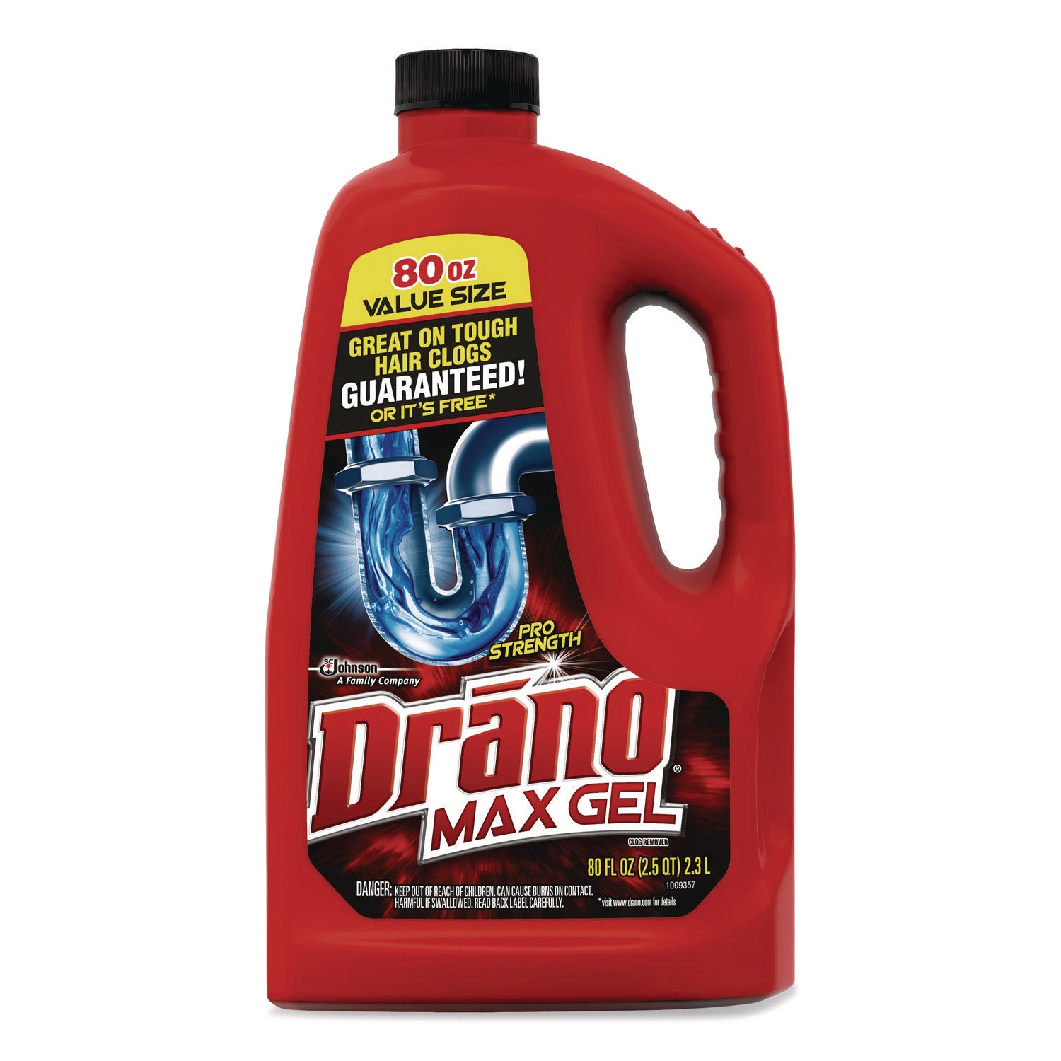 Drano® Max Gel Clog Remover, 80 oz Bottle