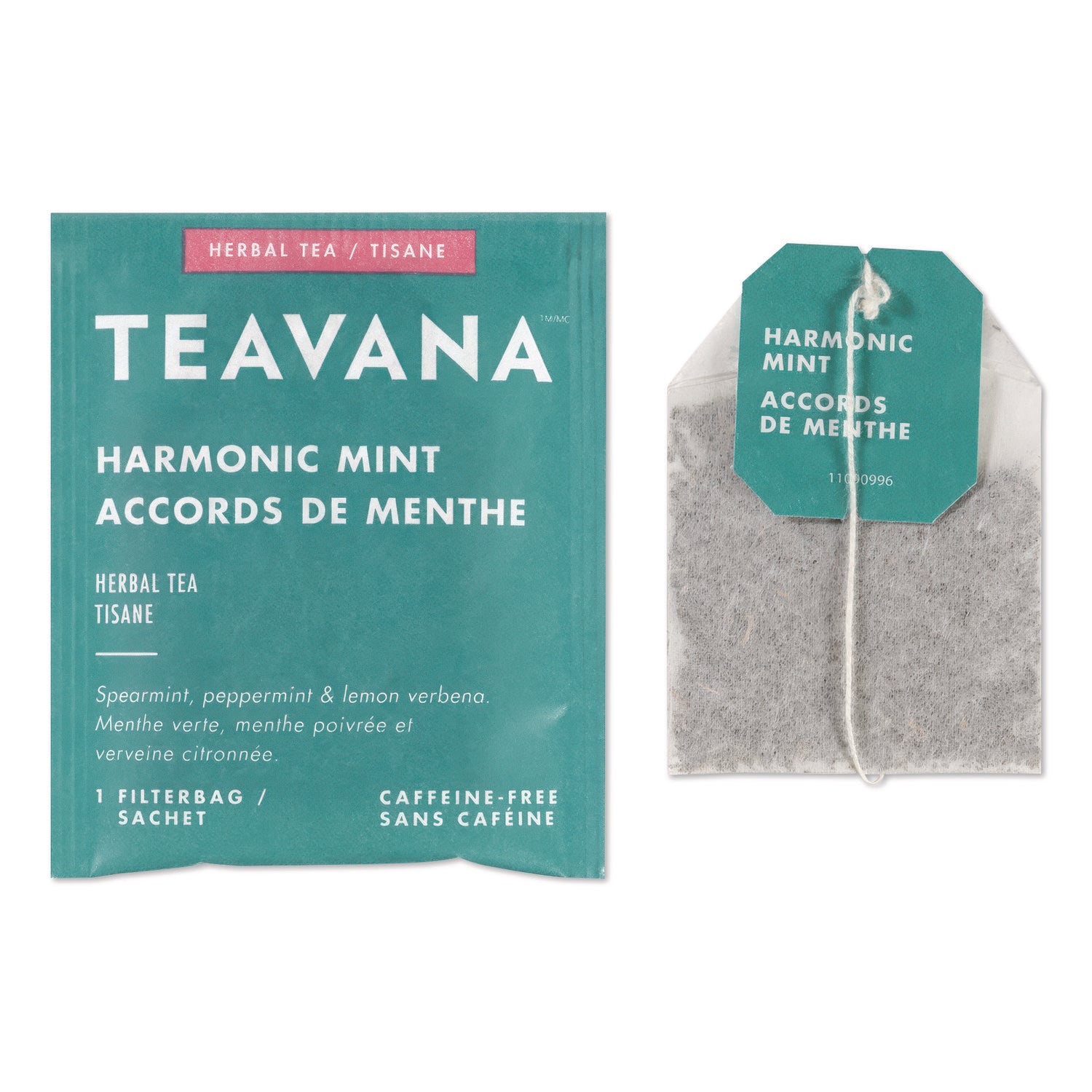 Starbucks® Teavana Tea Bags, Harmonic Mint Decaf, 0.05 oz, 24/Box