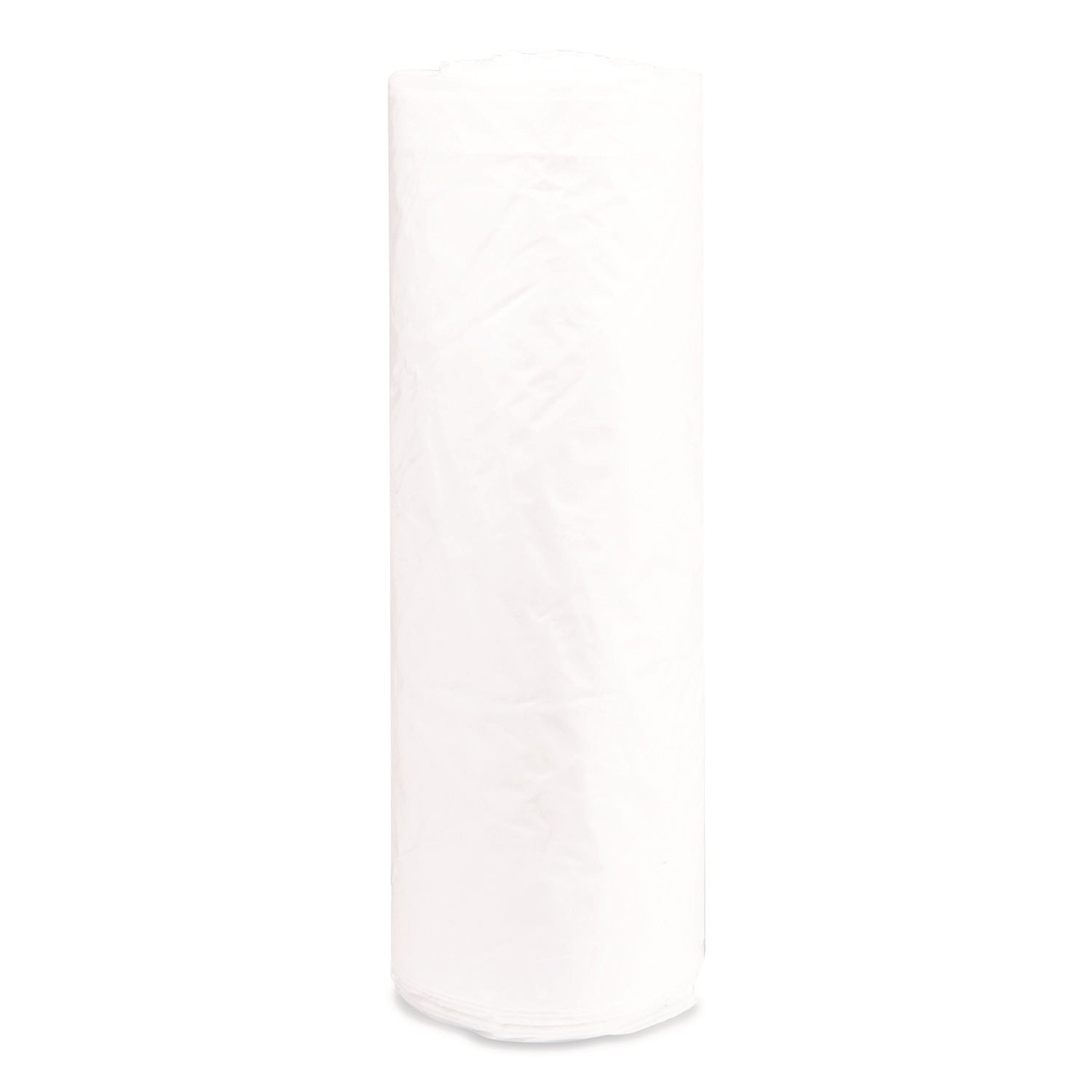 Inteplast Group Institutional Low-Density Can Liners, 33 gal, 0.8 mil, 33" x 39", Natural, Interleaved Roll, 25 Bags/Roll, 6 Rolls/Carton