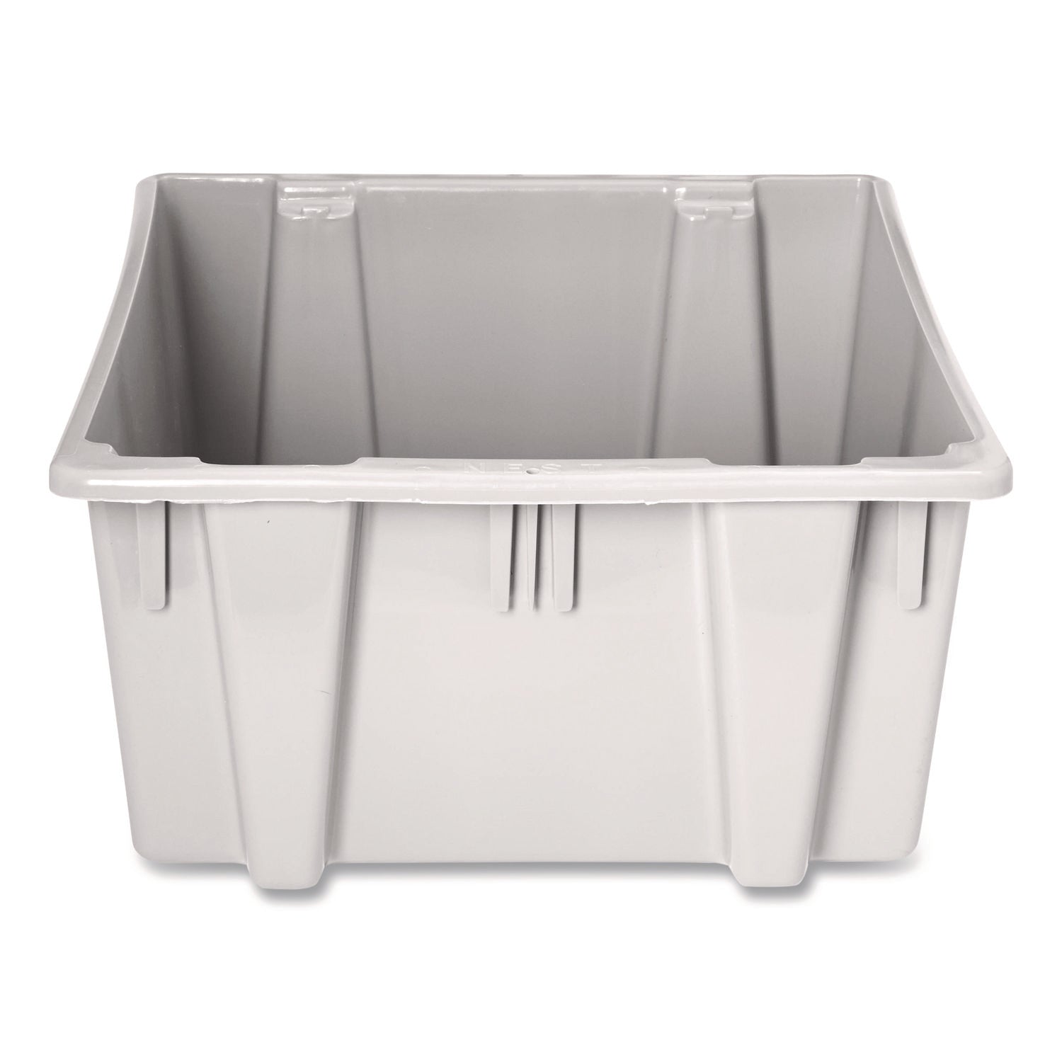 Rubbermaid® Commercial Palletote Box, 1.6 cu ft, 15.5" x 19.5" x 13", Gray