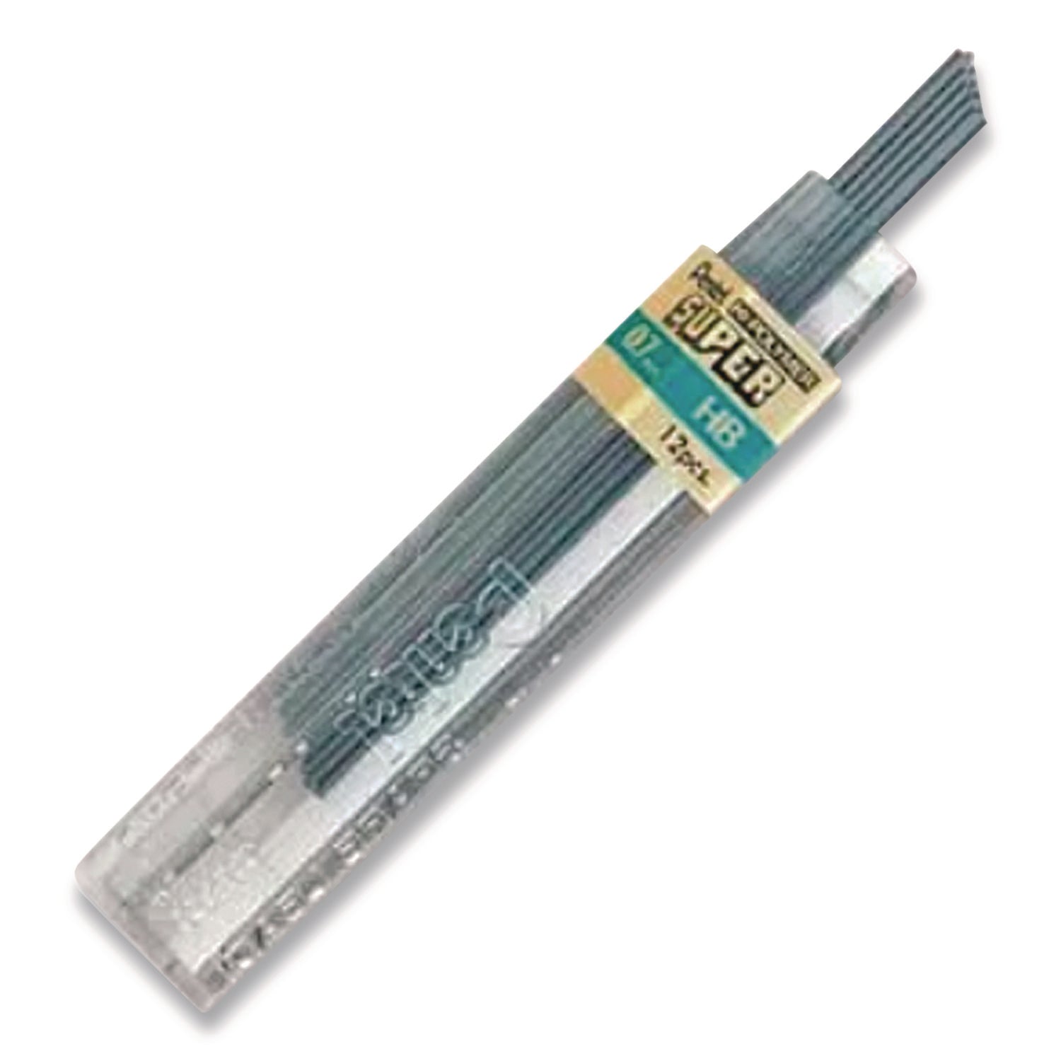 Pentel® Super Hi-Polymer Lead Refill, 0.7 mm, HB, Black, 36/Pack