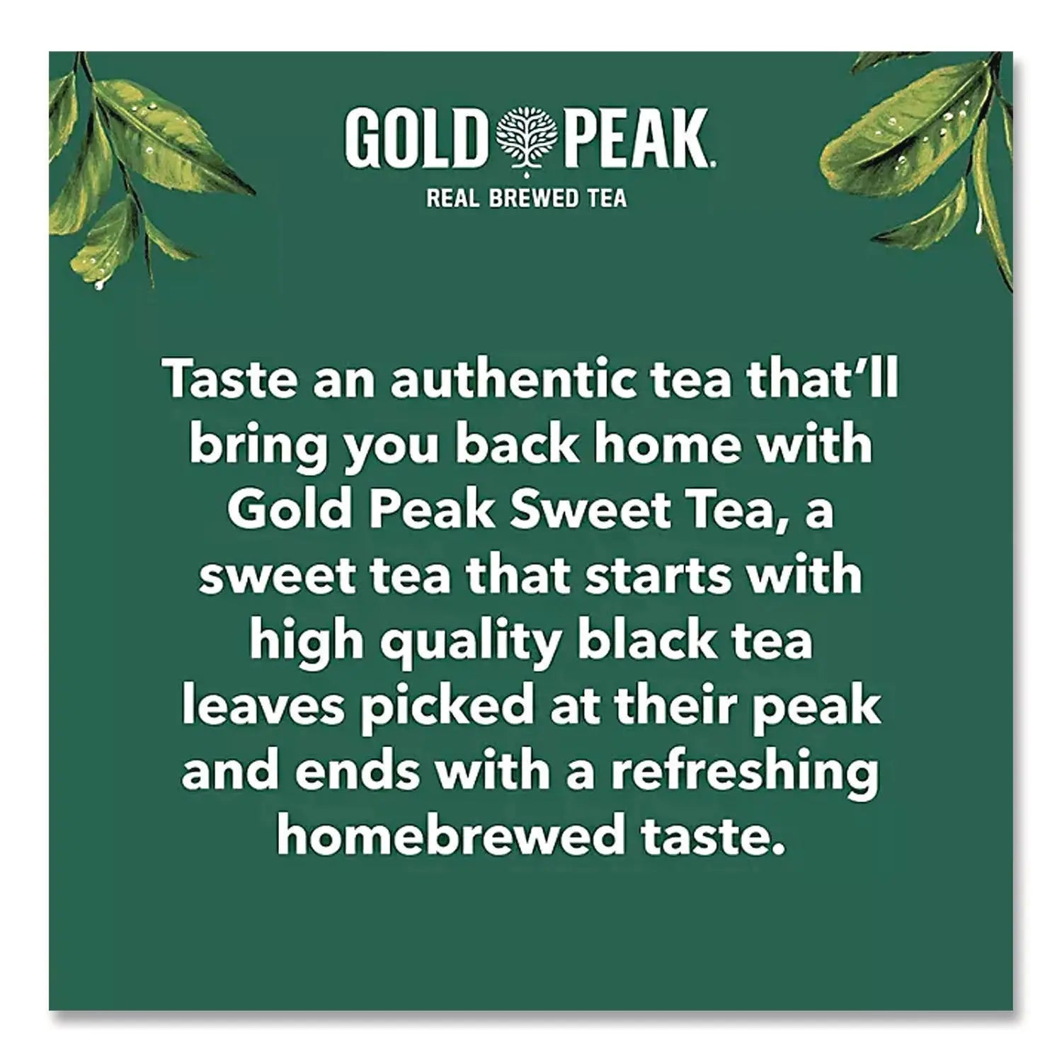 Gold Peak Zero Sugar Sweet Tea, 18.5 oz Bottle,12/Carton Gold Peak Flipcost