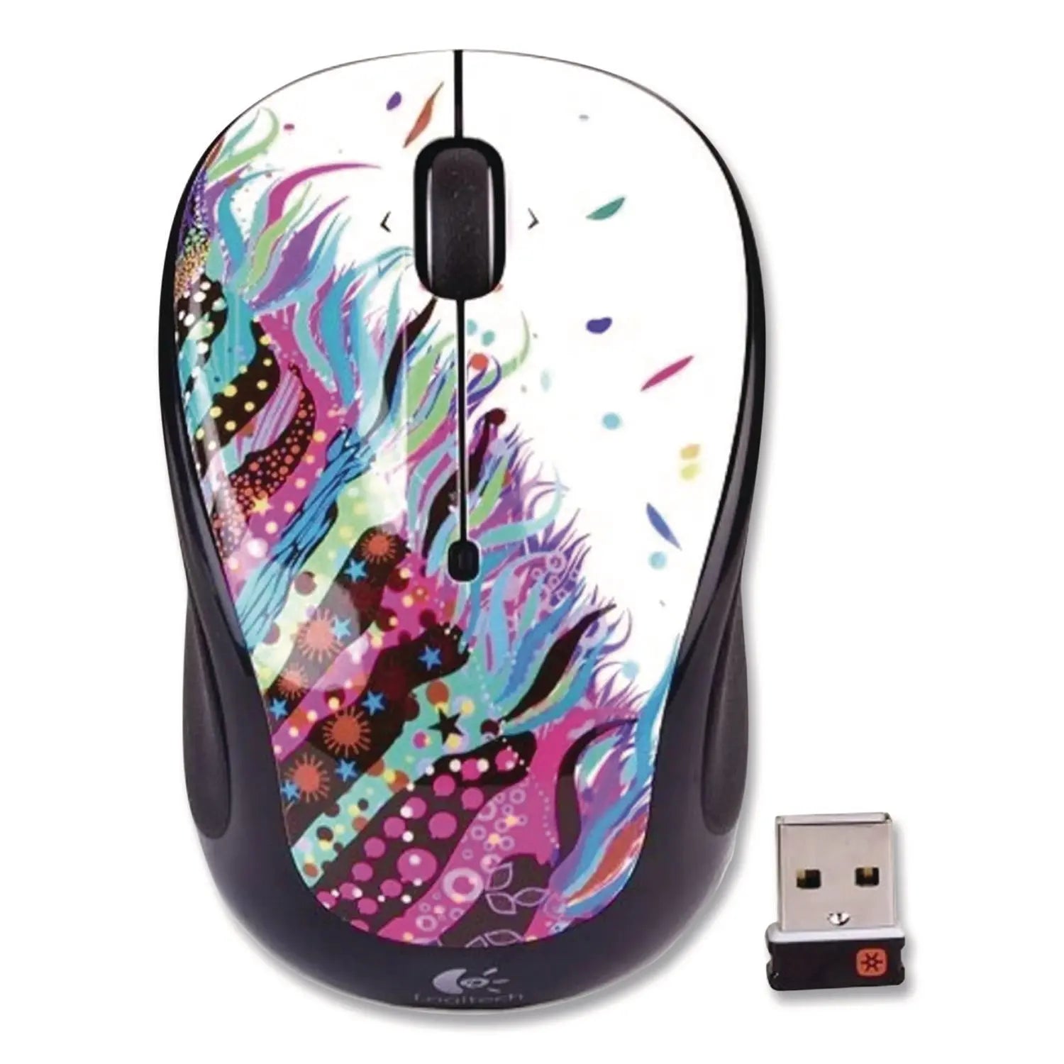 Logitech® M325 Wireless Mouse, 2.4 GHz Frequency/30 ft Wireless Range, Left/Right Hand Use, Celebrate Logitech® Flipcost