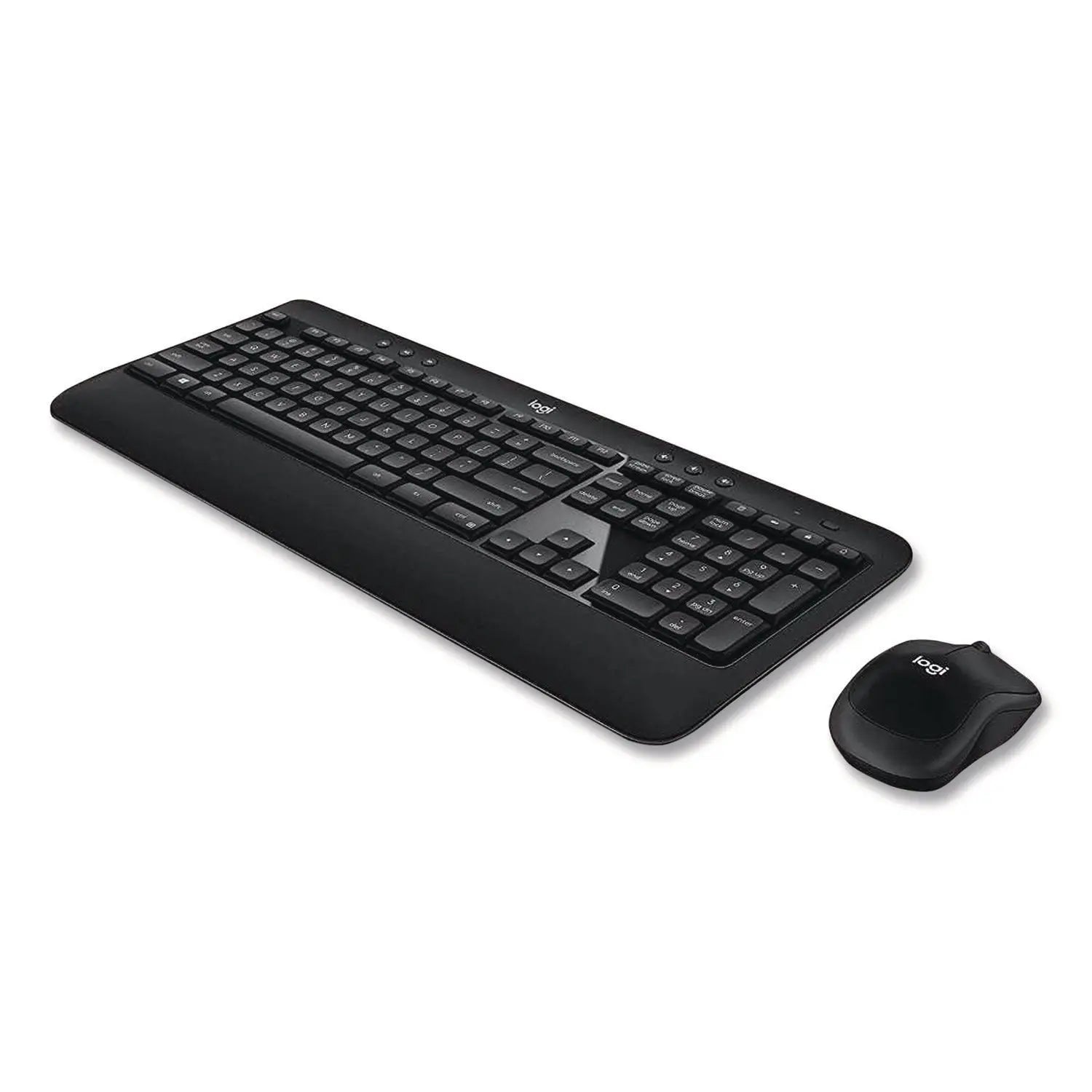 Logitech® Advanced Wireless Mouse and Keyboard Combo, 2.4 GHz Frequency, 33 ft Wireless Range, Black Logitech® Flipcost