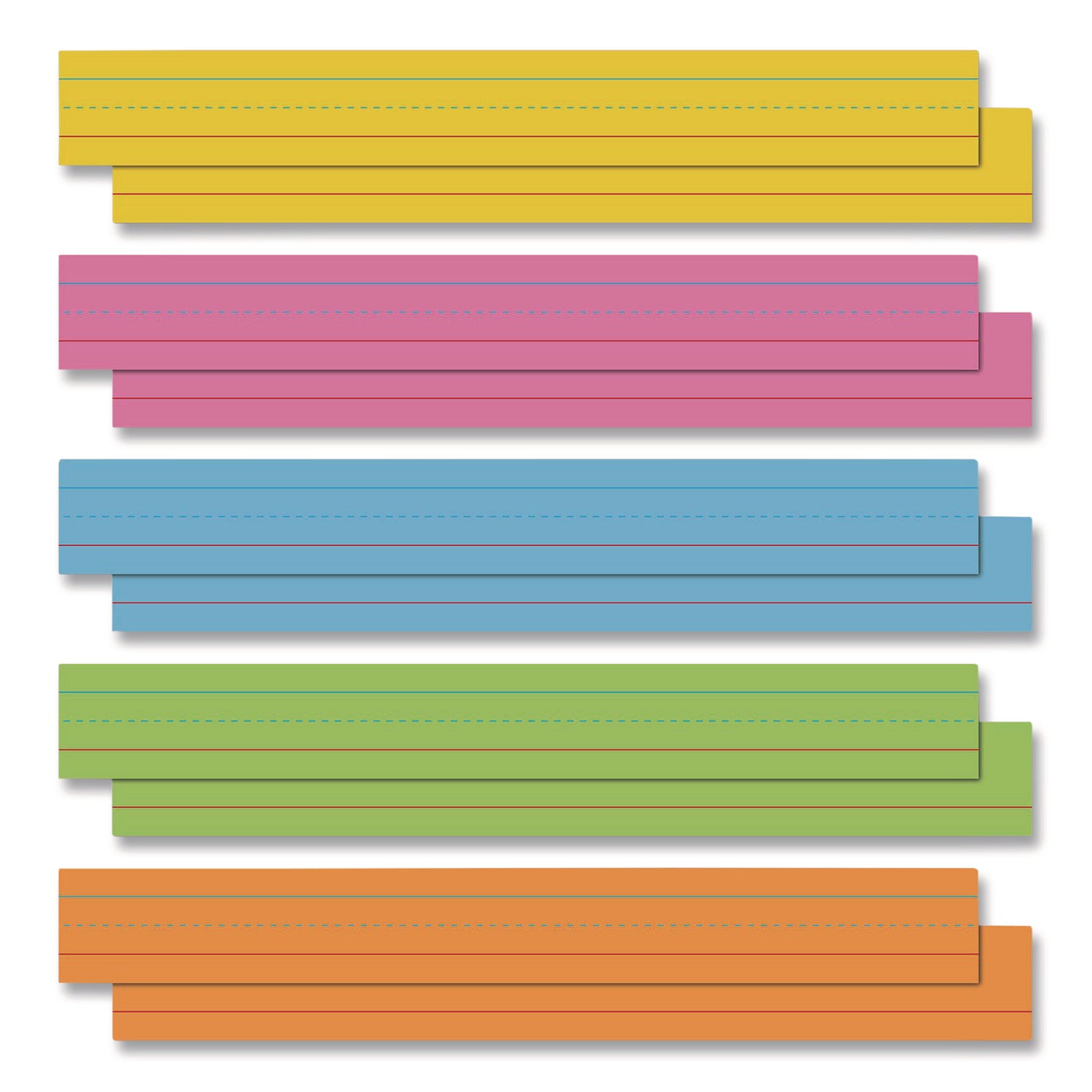 Astrobrights® Sentence Strips, Medium, Assorted Colors, 100/Pack