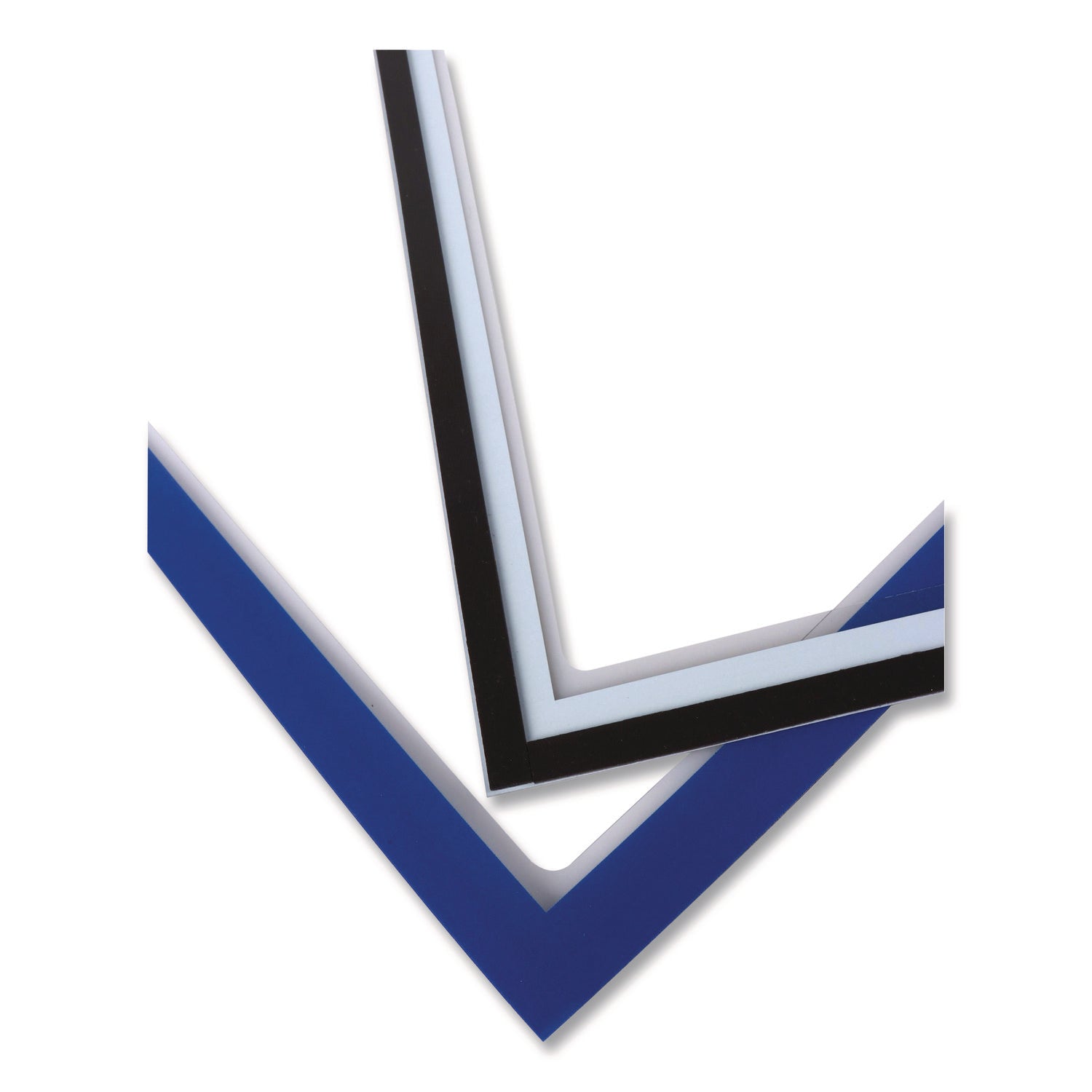 djois® by Tarifold SOLO Magnetic Frame, 8.5 x 11 Insert, Blue Frame, 5/Pack