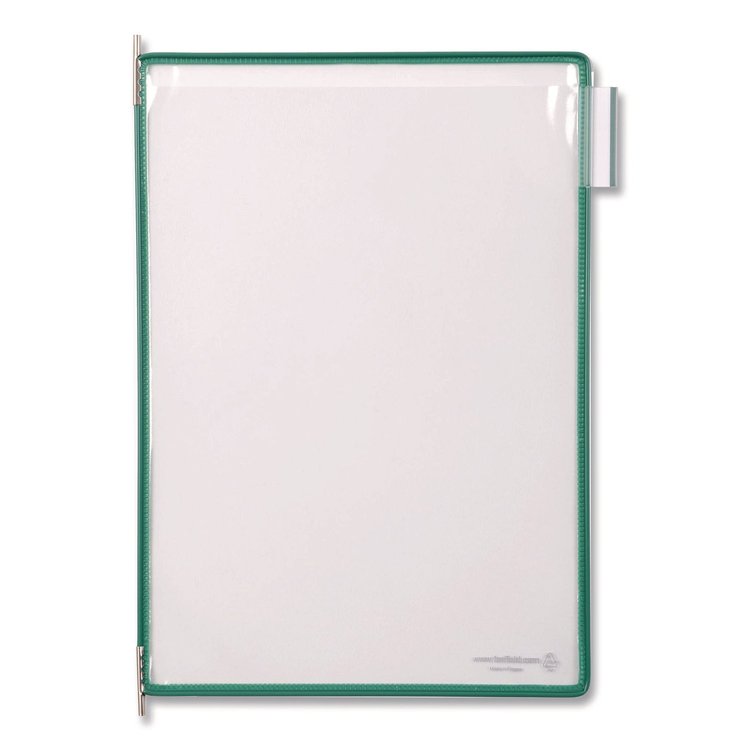 djois® by Tarifold Pivoting Pockets, 1 Section, Green, 10/Pack