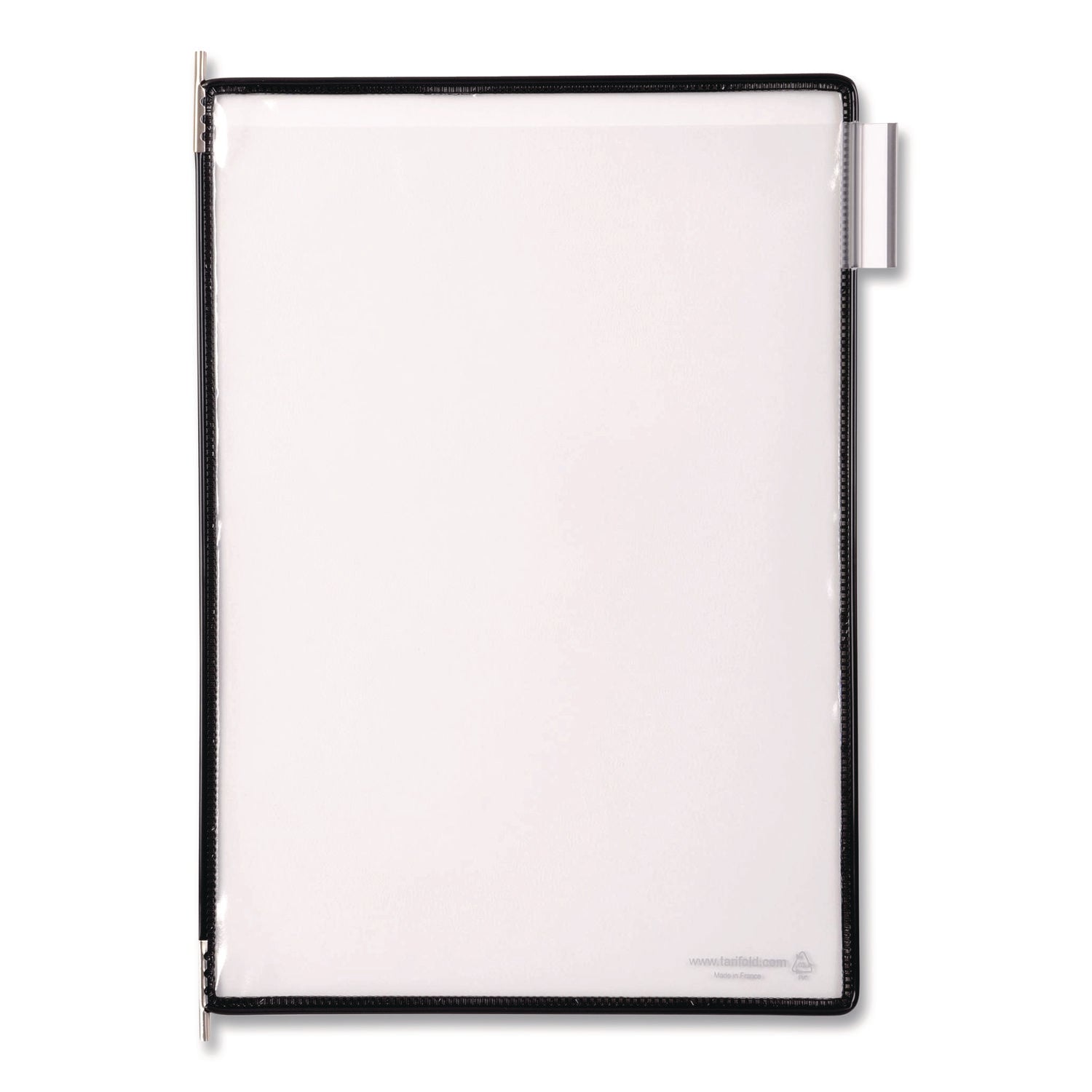 djois® by Tarifold Pivoting Pockets, 1 Section, Black, 10/Pack