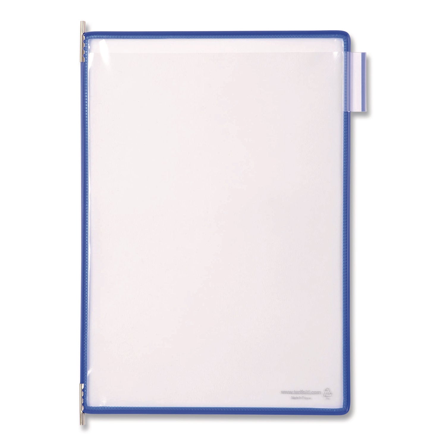 djois® by Tarifold Pivoting Pockets, 1 Section, Blue, 10/Pack