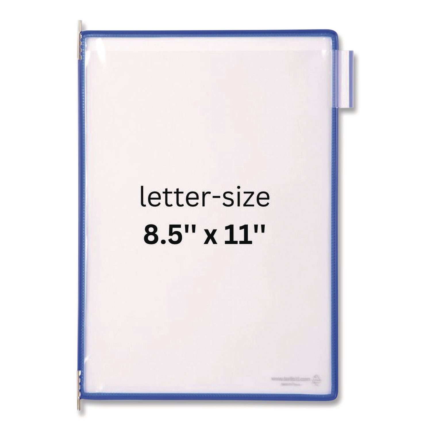 djois® by Tarifold Pivoting Pockets, 1 Section, Blue, 10/Pack