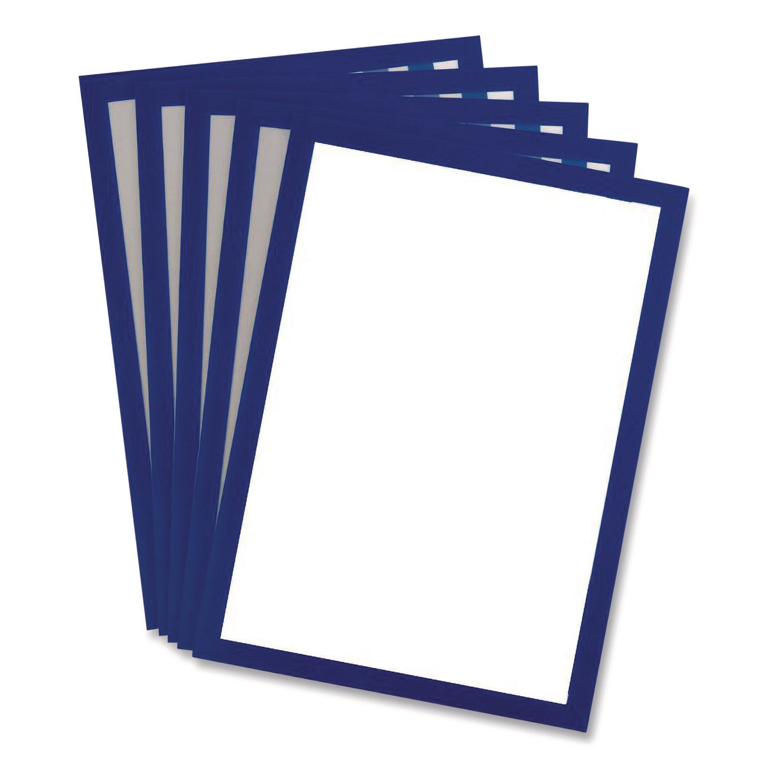 djois® by Tarifold SOLO Magnetic Frame, 8.5 x 11 Insert, Blue Frame, 5/Pack
