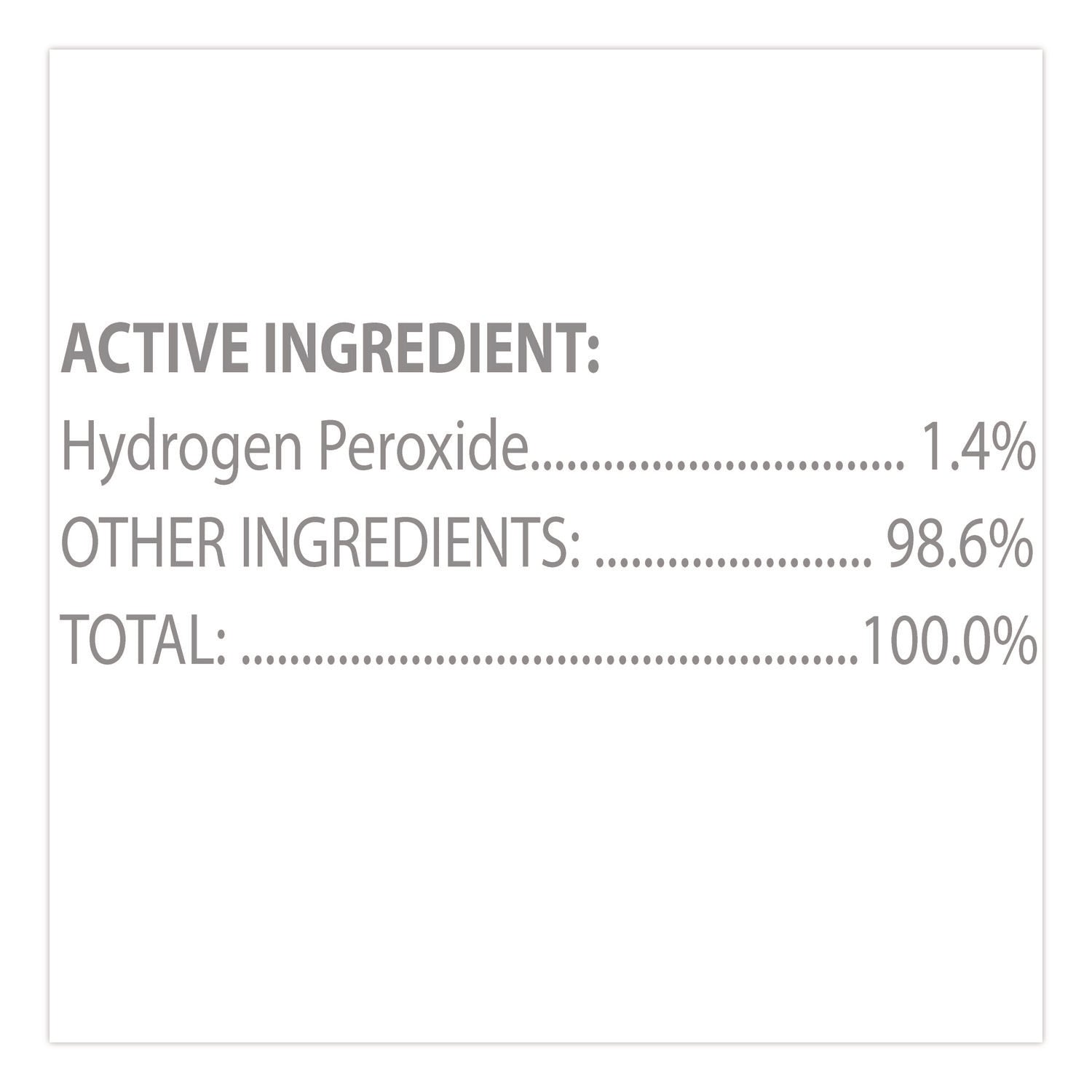 Clorox Healthcare® Hydrogen Peroxide Cleaner Disinfectant Wipes, 6.75 x 5.75, Unscented, 155 Wipes/Canister