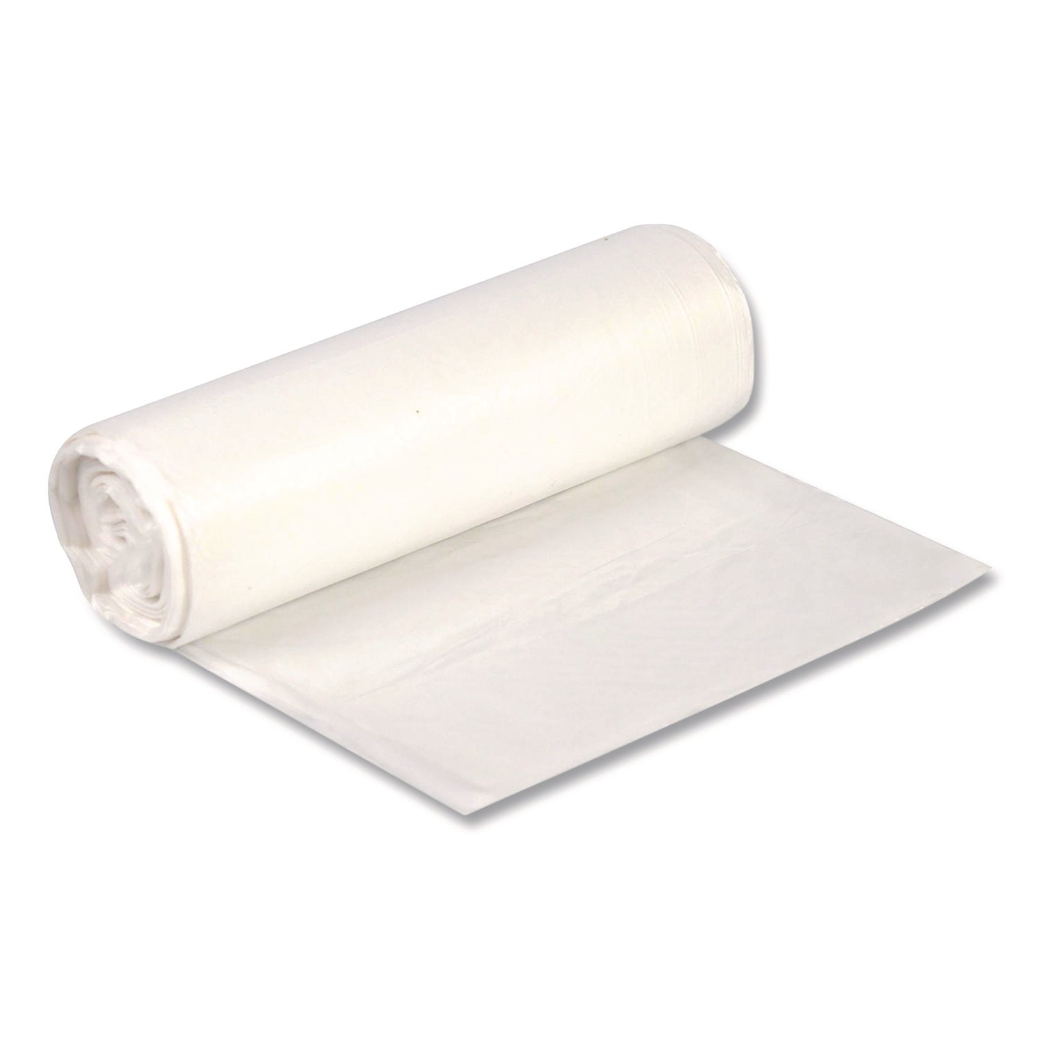 Heritage High-Density Waste Can Liners, 33 gal, 11 mic, 33 x 40, Natural, Roll, 25 Bags/Roll, 20 Rolls/Carton