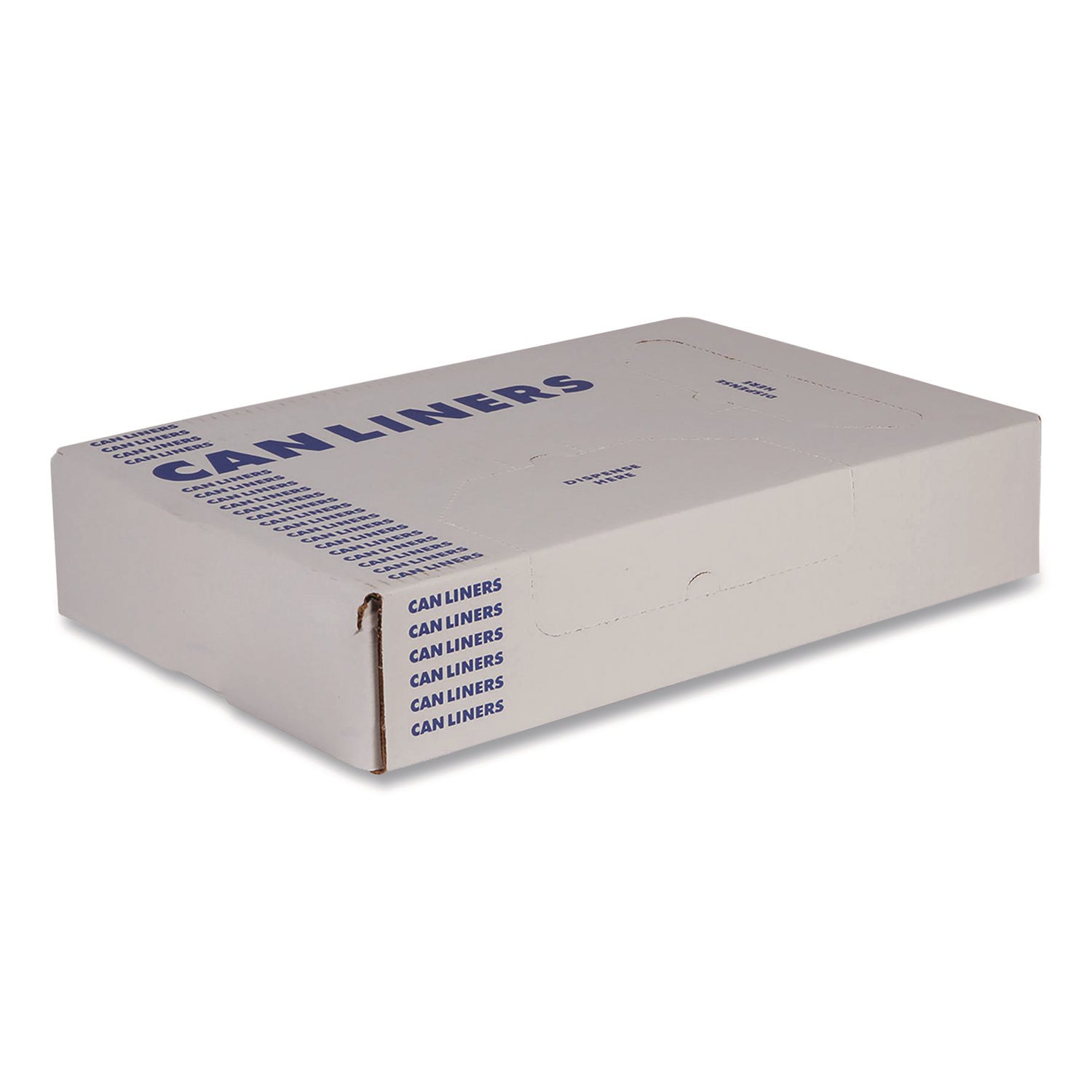 Heritage High-Density Waste Can Liners, 33 gal, 11 mic, 33 x 40, Natural, Roll, 25 Bags/Roll, 20 Rolls/Carton