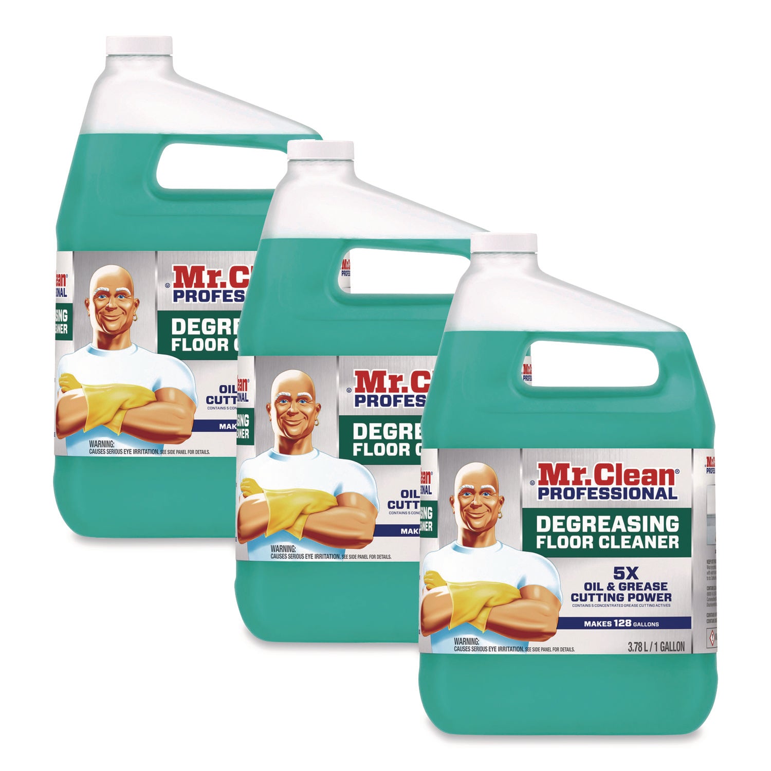 Mr. Clean® Professional Degreasing Floor Cleaner, 1 gal Bottle, 3/Carton
