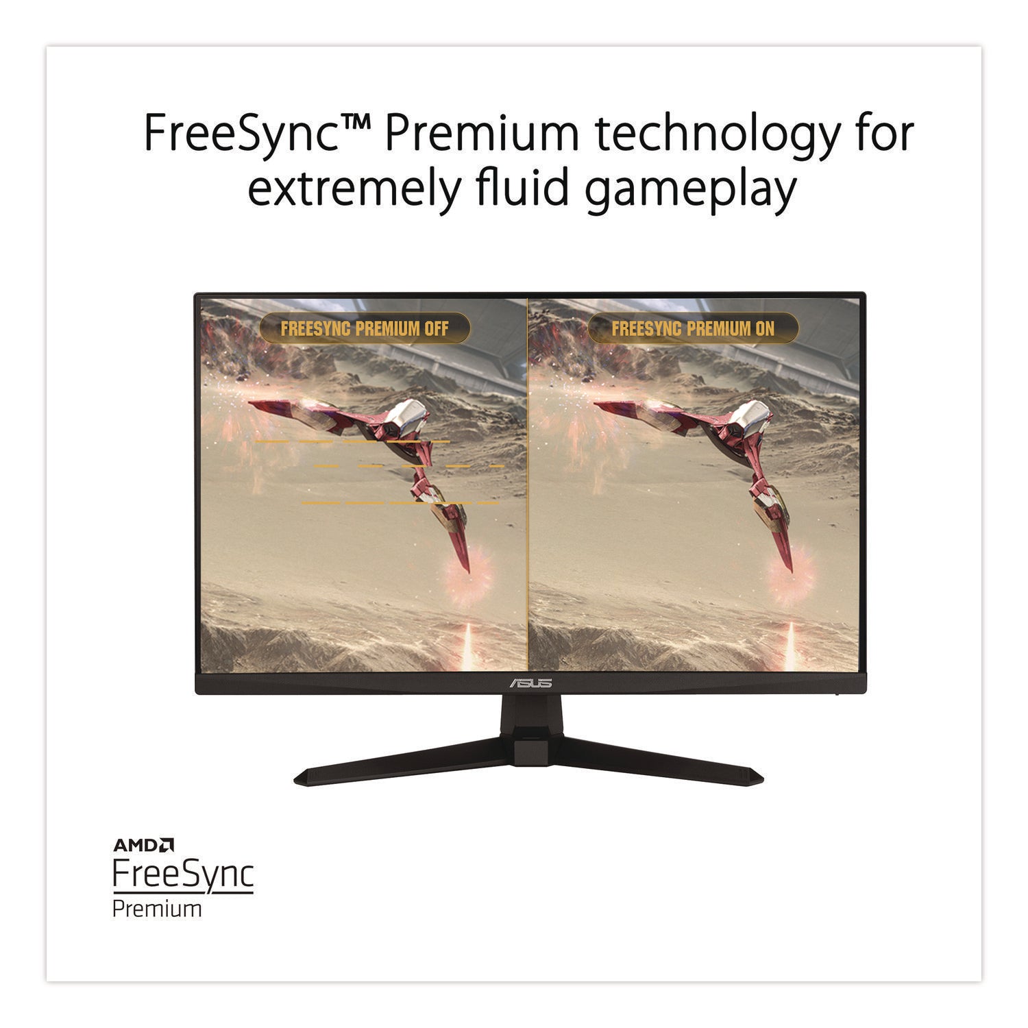 ASUS TUF VG247QY1A LED Gaming Monitor, 23.8" Widescreen, 1920 Pixels x 1080 Pixels