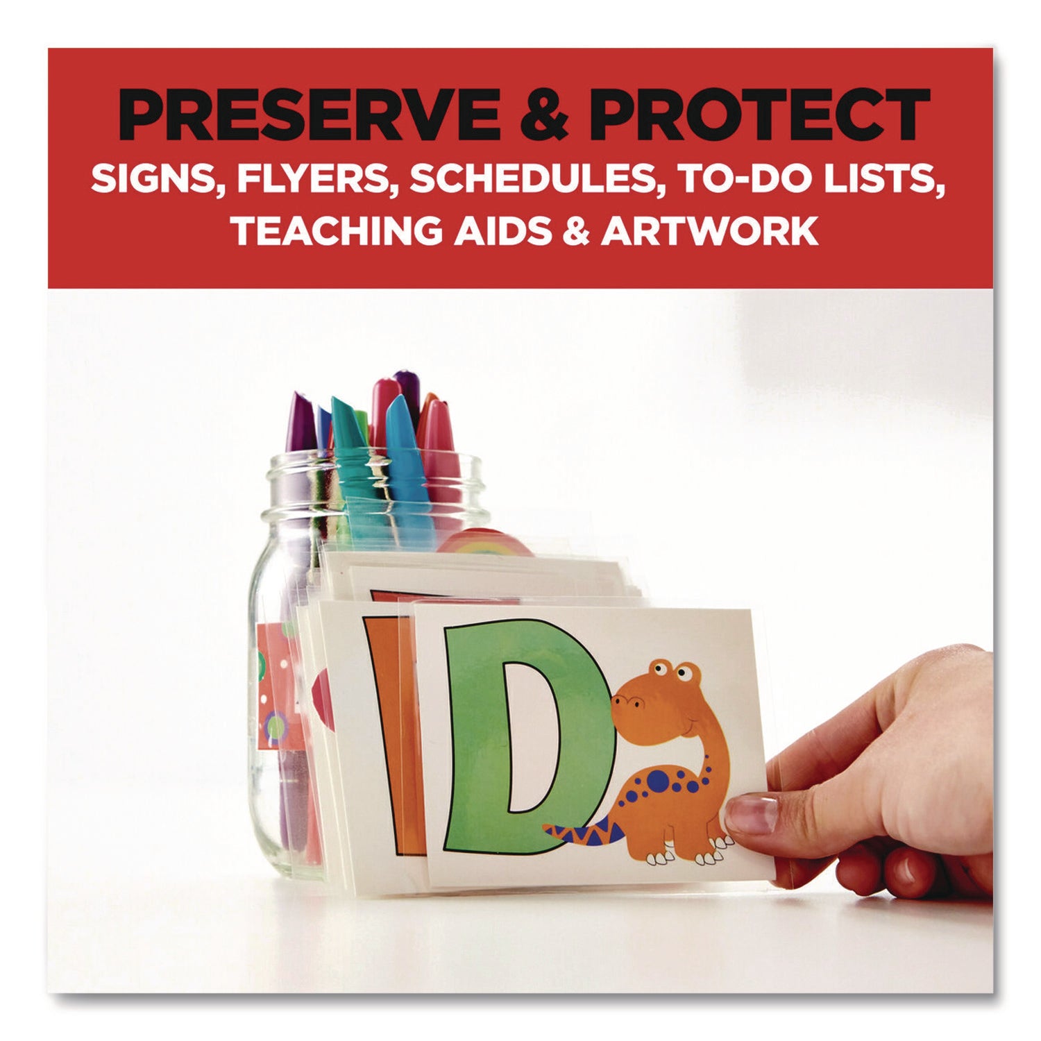 Scotch™ Laminating Pouches, 3 mil, 8.9" x 11.4", Clear, 150/Pack