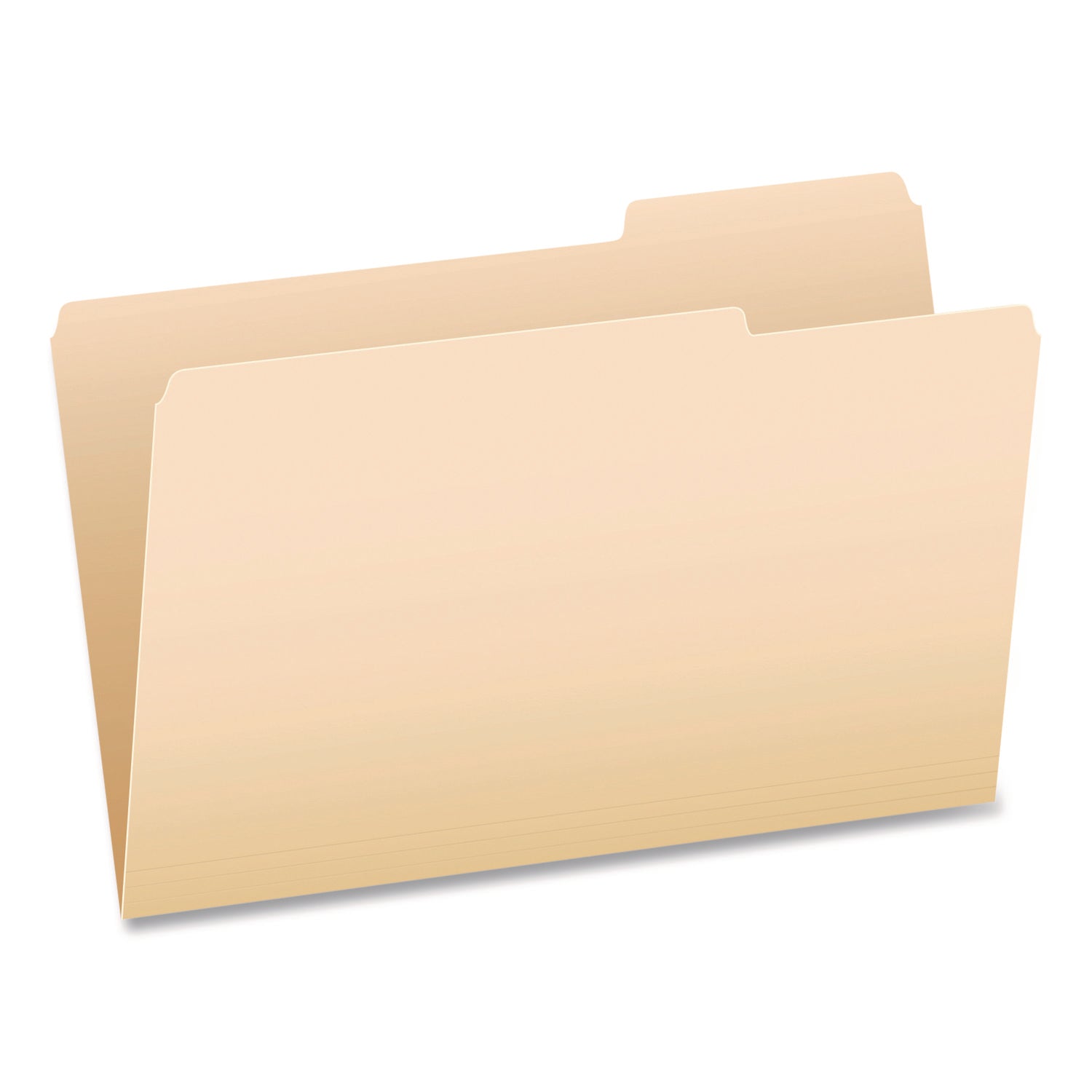 Pendaflex® Standard Manila File Folders, 1/3-Cut Tabs: Left Position, Legal Size, Manila, 100/Box
