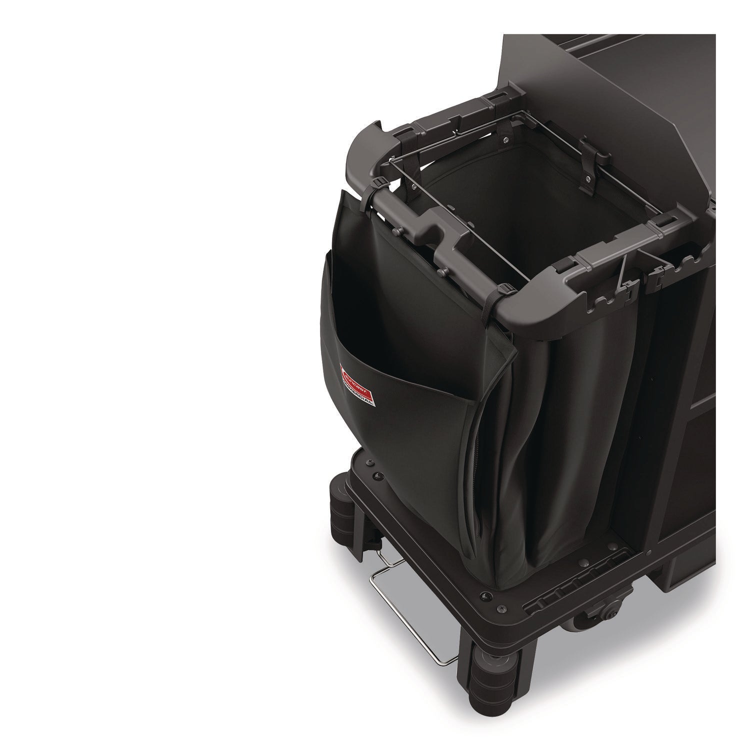 Suncast Commercial® Amenity Bag for Suncast Commercial Full-Size and Compact-Size Housekeeping Carts, 2 gal, 19.5" x 1.51" x 21.36", Black