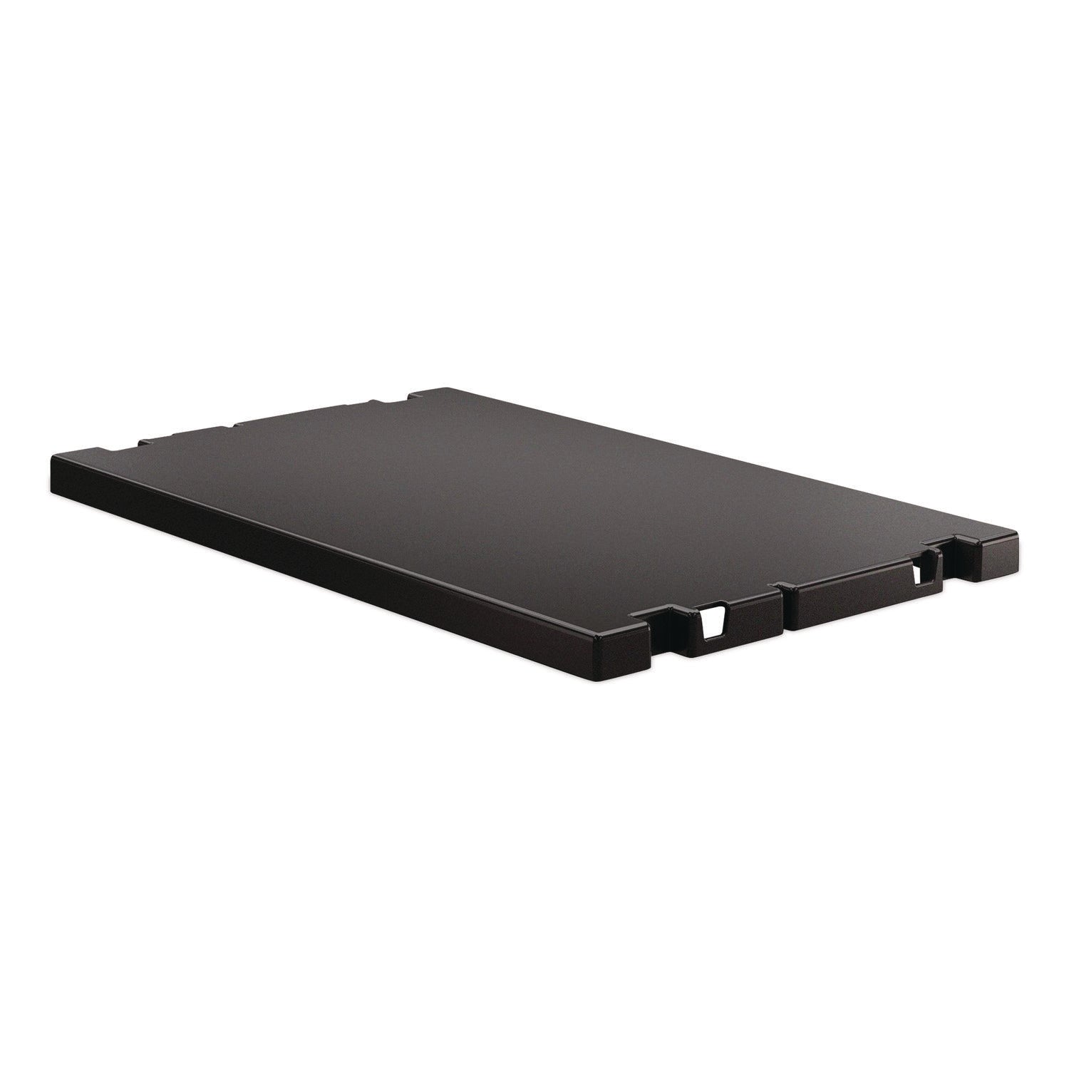 Suncast Commercial® Adjustable Shelf for Suncast Commercial Full-Size Housekeeping Carts HKC1000/HKC2000, Plastic, Black