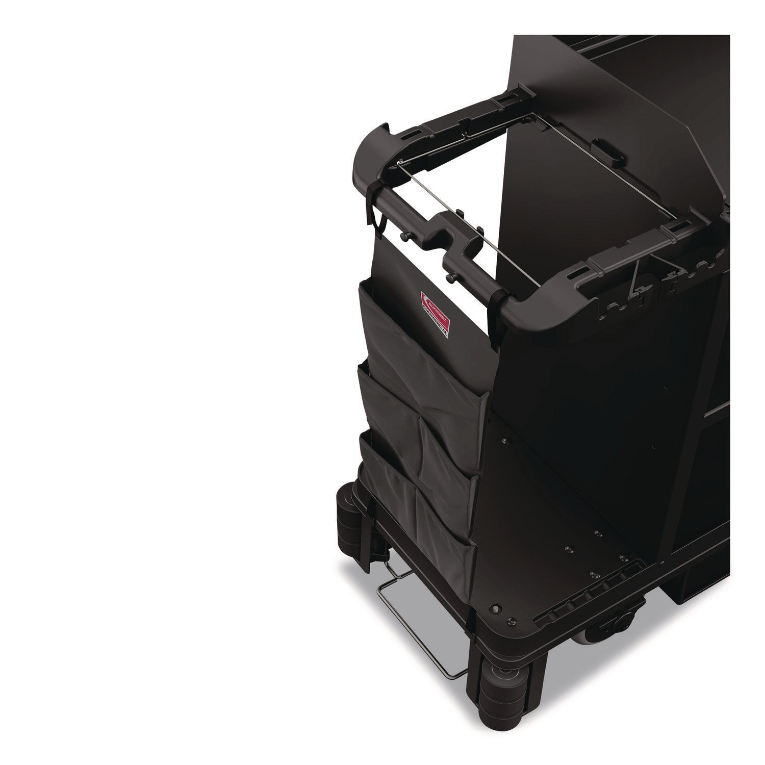 Suncast Commercial® Linen Strap Bag for Suncast Commercial Full-Size and Compact Housekeeping Carts, 16.25" x 1" x 31.75", Black