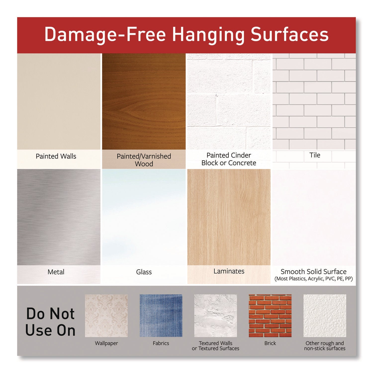 Command™ General Purpose Wire Hooks, Medium, Metal, White, 2 lb Capacity, 16 Hooks and 20 Strips/Pack