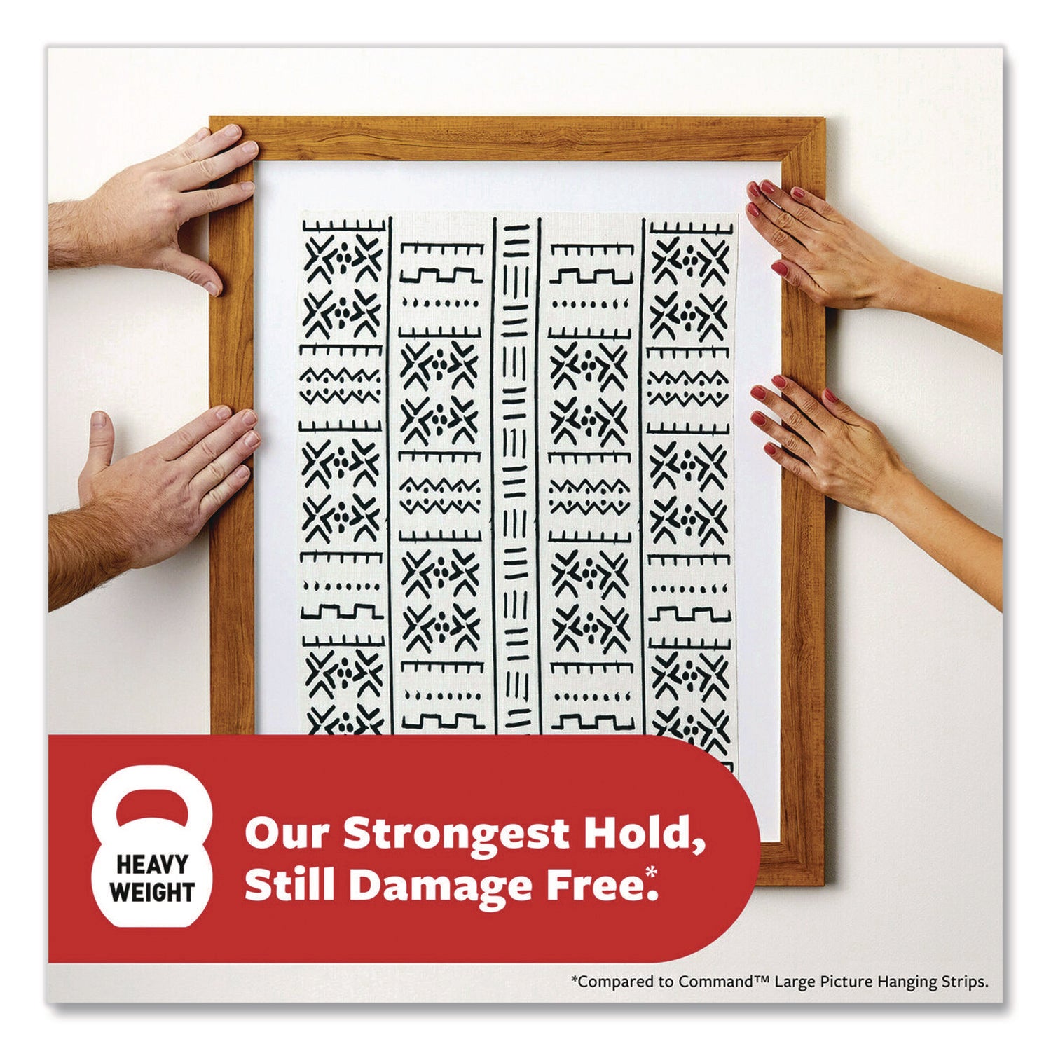 Command™ Picture Hanging Strips, X-Large, Removable, Holds up to 20 lbs per 4 Strips, White, 16 Pairs/Pack