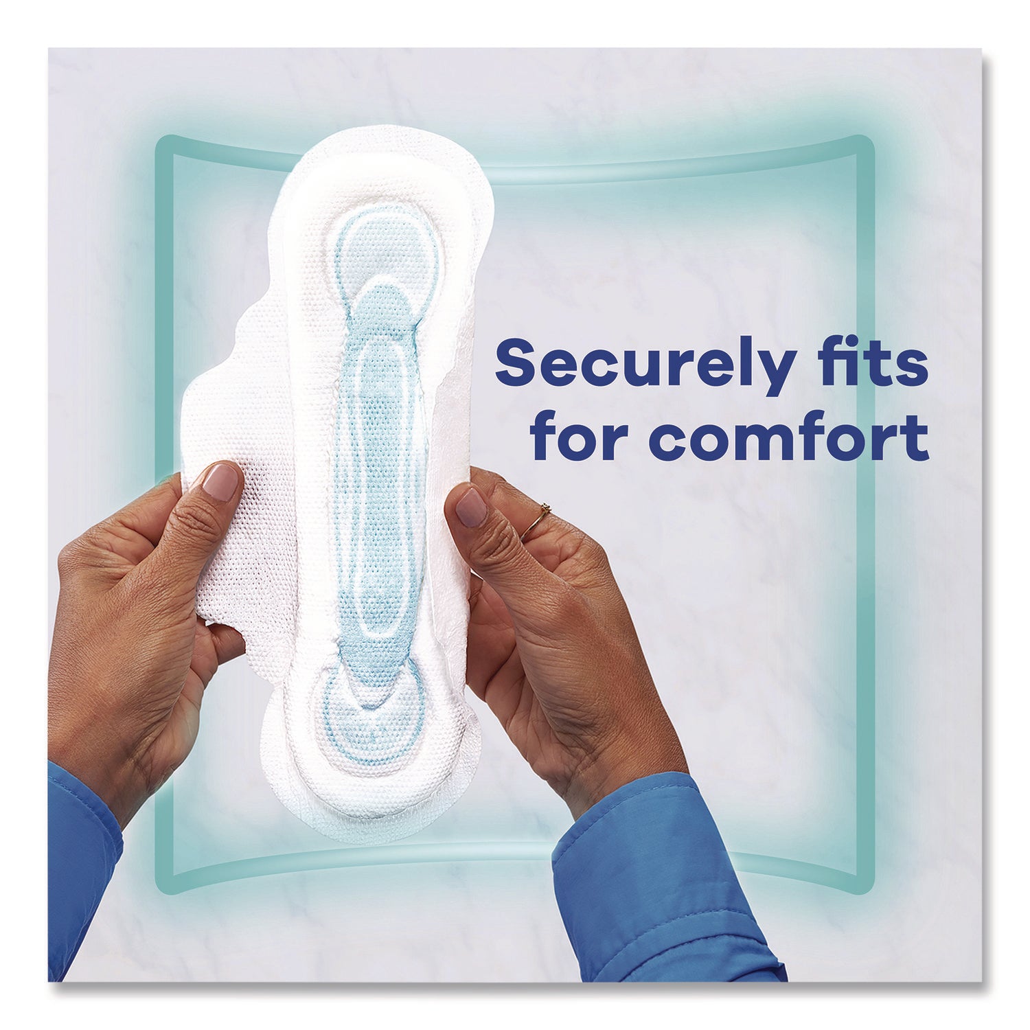 Always® Maxi Long Super Daytime Pad with Wings, Size 2, Super Absorbency, 18/Pack, 8 Packs/Carton