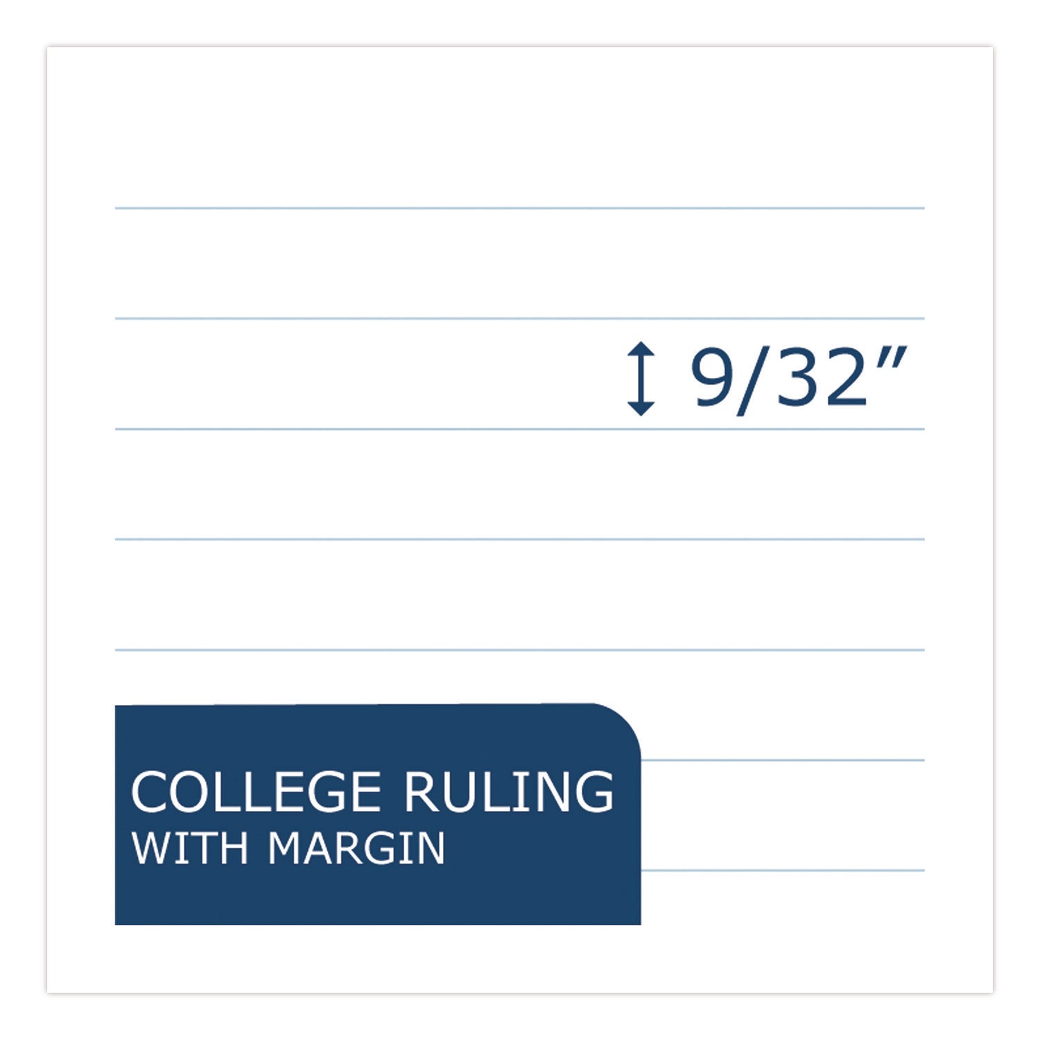 Roaring Spring® Signature Collection Spiralbound Composition Book, Medium/College Rule, Black Marble Cover, (70) 9.75 x 7 Sheets
