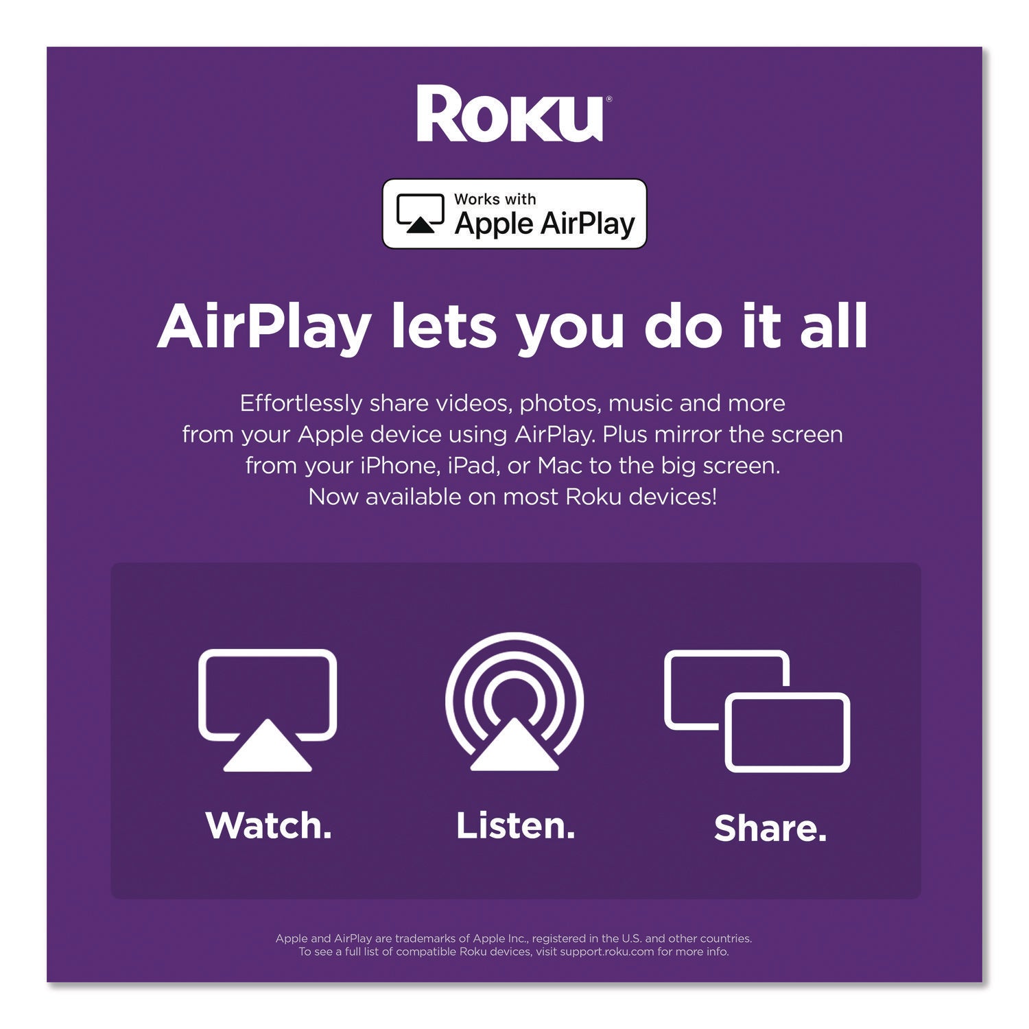 Roku Streaming Stick, Black