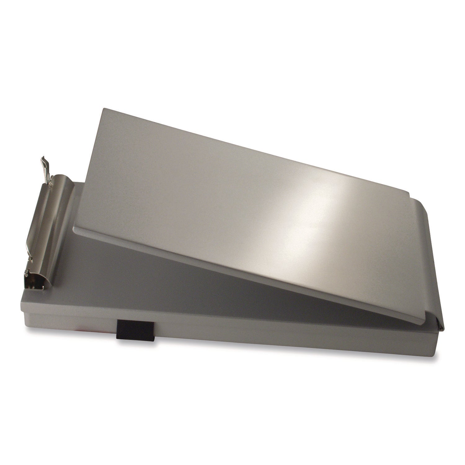 Saunders Recycled Aluminum Citation Holder Clipboard, 1/2" Clip Capacity, Holds 6 x 11 Sheets, Silver