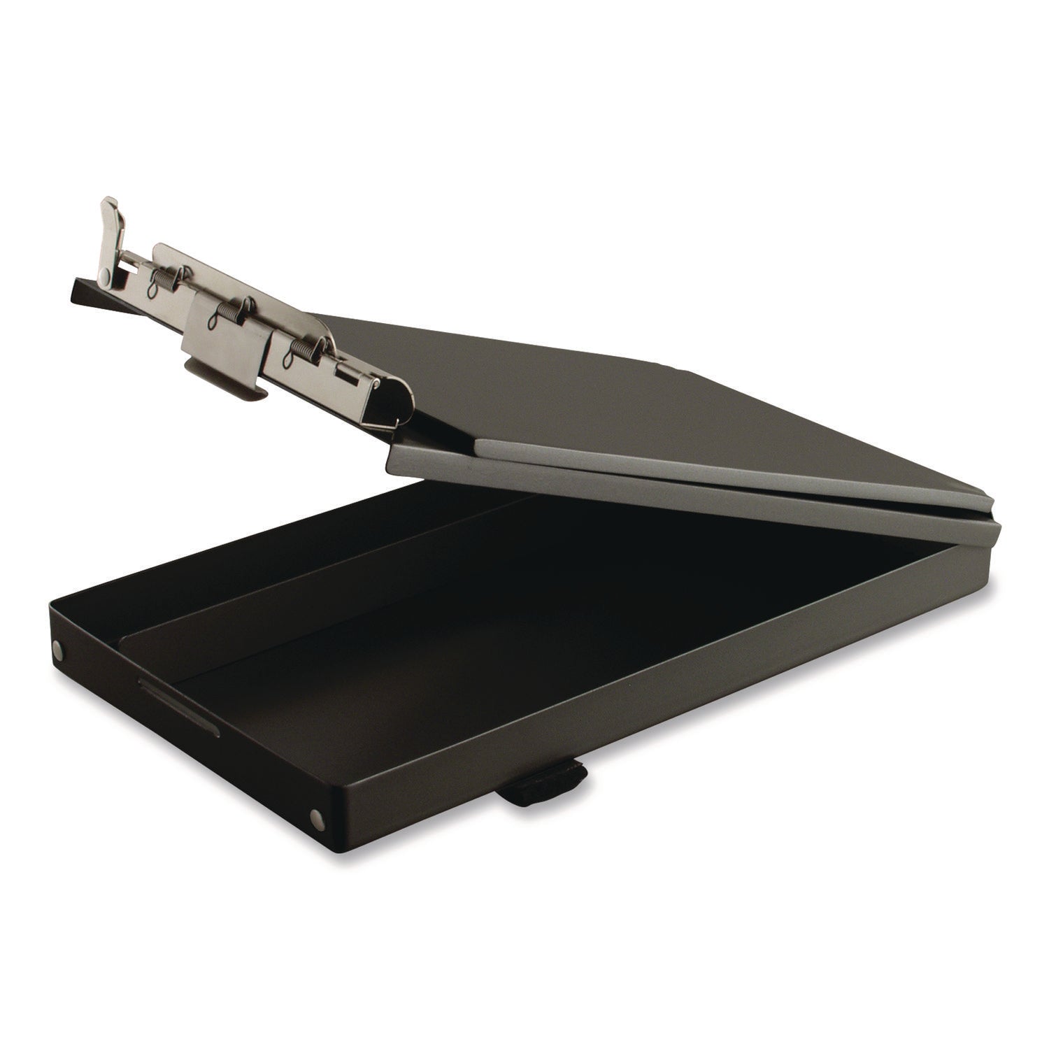 Saunders Recycled Aluminum Citation Holder Clipboard, 1/2" Capacity, Holds 6 x 11 Sheets, Black