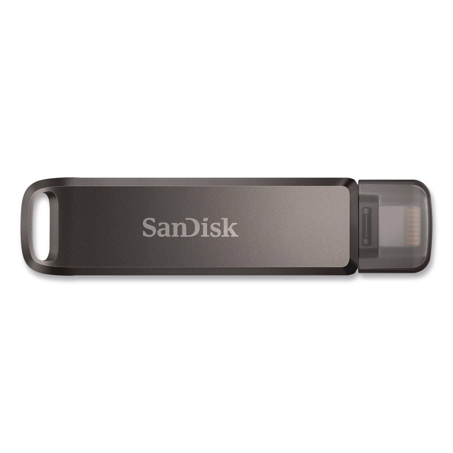 SanDisk® Dual Phone USB 3.2 Type-C/Lightning Flash Drive, 128 GB, Black