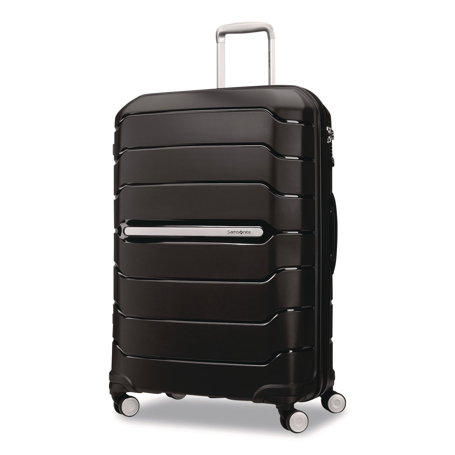 Samsonite® Freeform Hard Side Carry-On Suitcase, Four-Wheeled Spinner, 20.95 x 13.8 x 31.1, Black