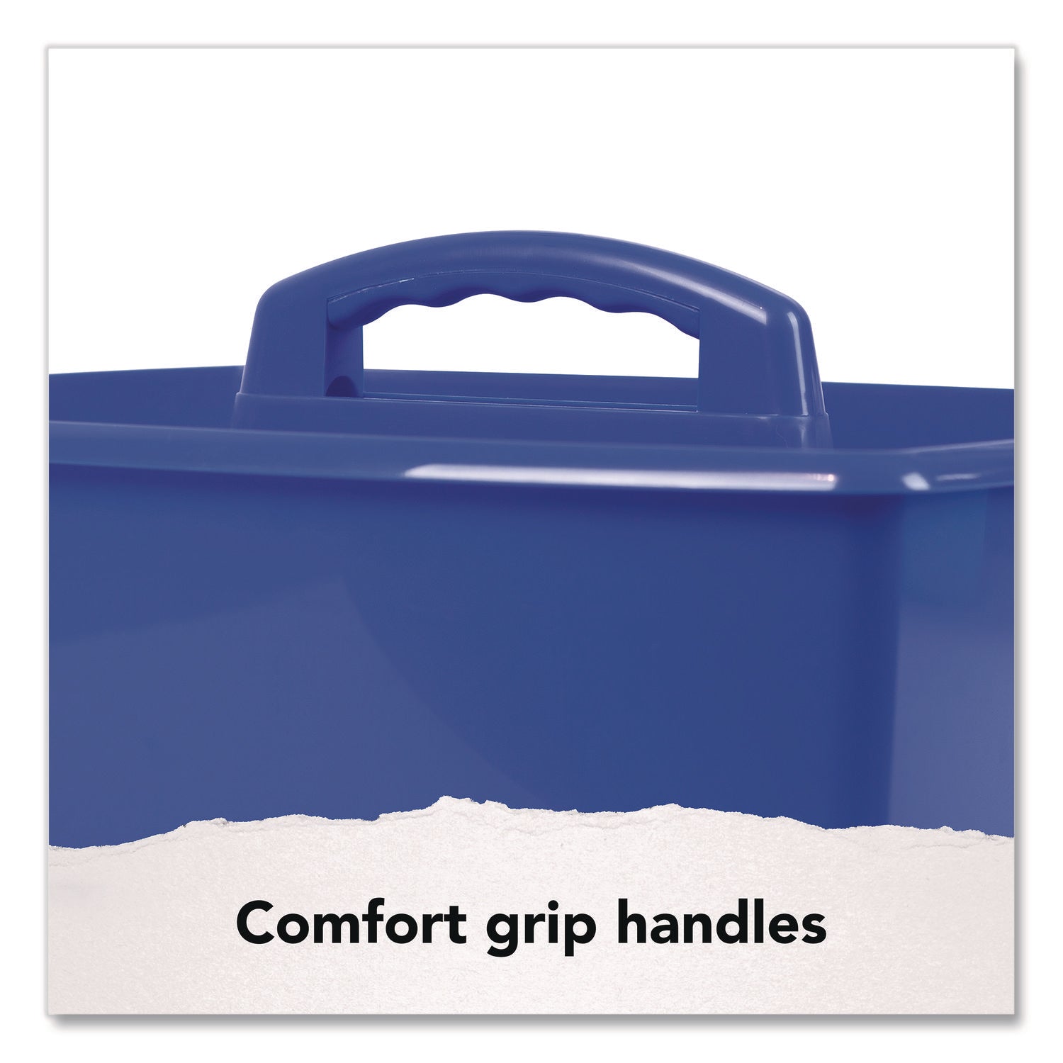 Storex Large Storage Caddy, 11 x 13 x 6.38, Assorted Colors, 6/Carton