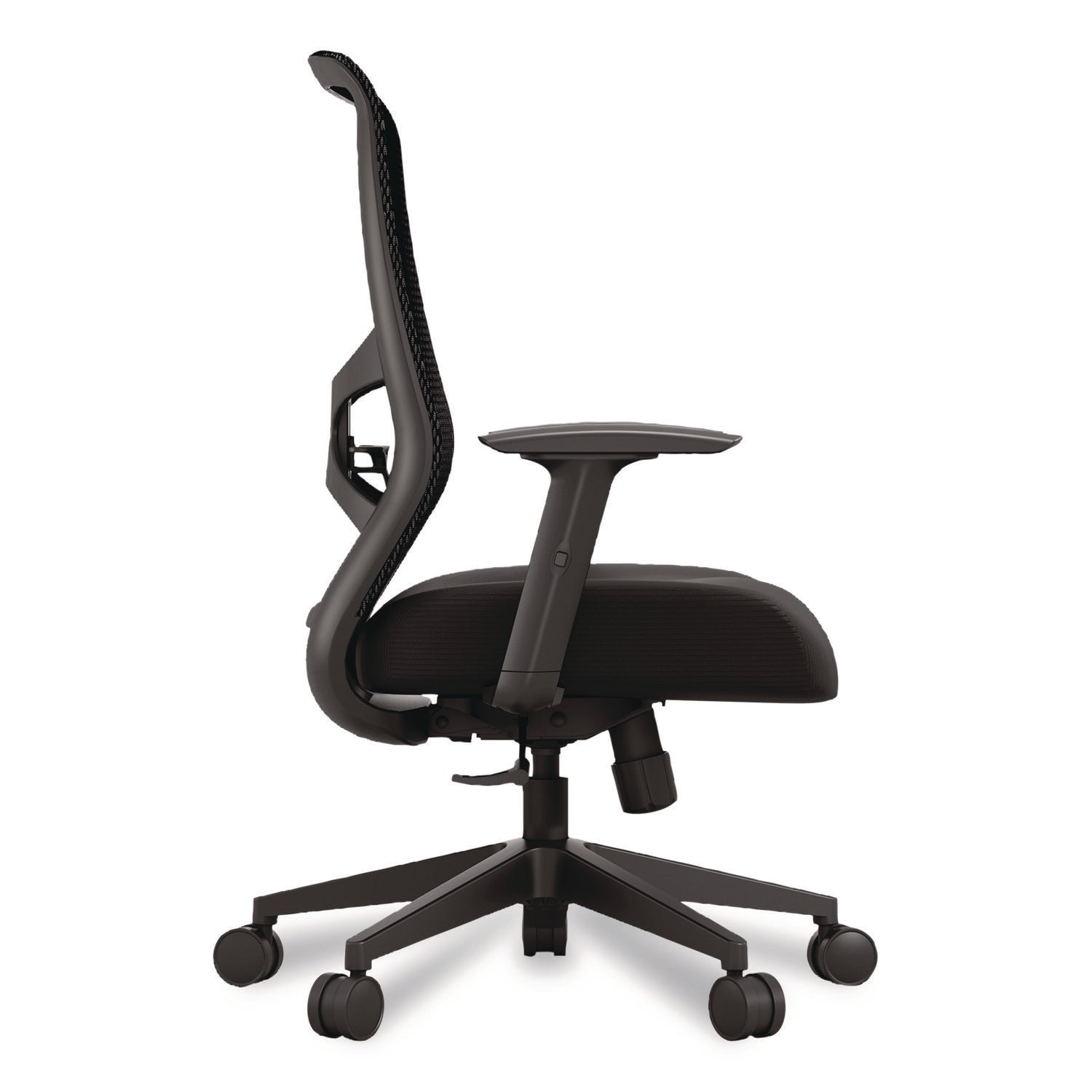 Tempur-Pedic® by Raynor ProTask Executive Task Chair, Supports Up to 275 lb, 19.06" to 22.44" Seat Height, Black Seat/Back, Black Base