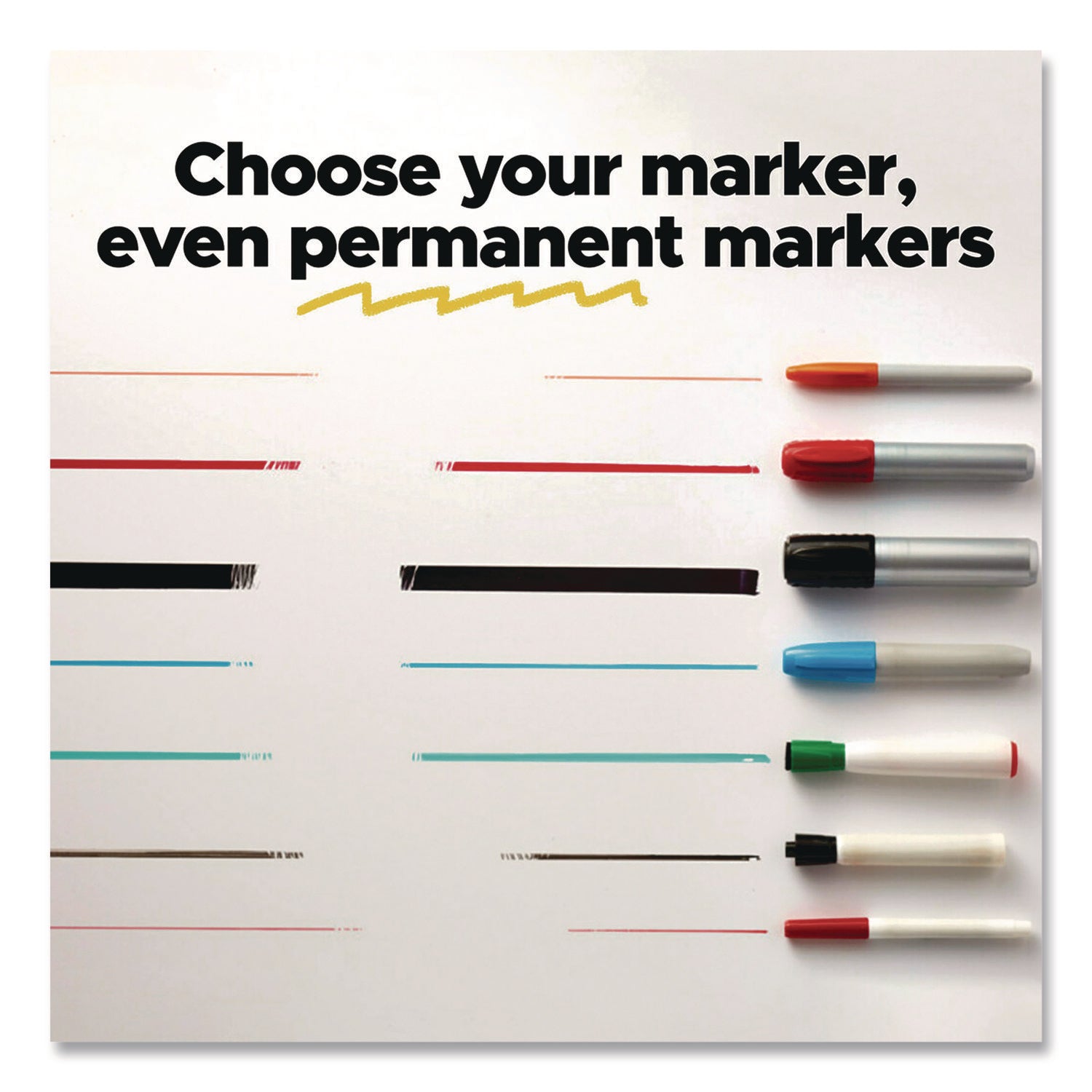 Post-it® Easy-Erase Whiteboard Sheets, Plastic Surface, 9.1 x 9.1, White, 2/Pack