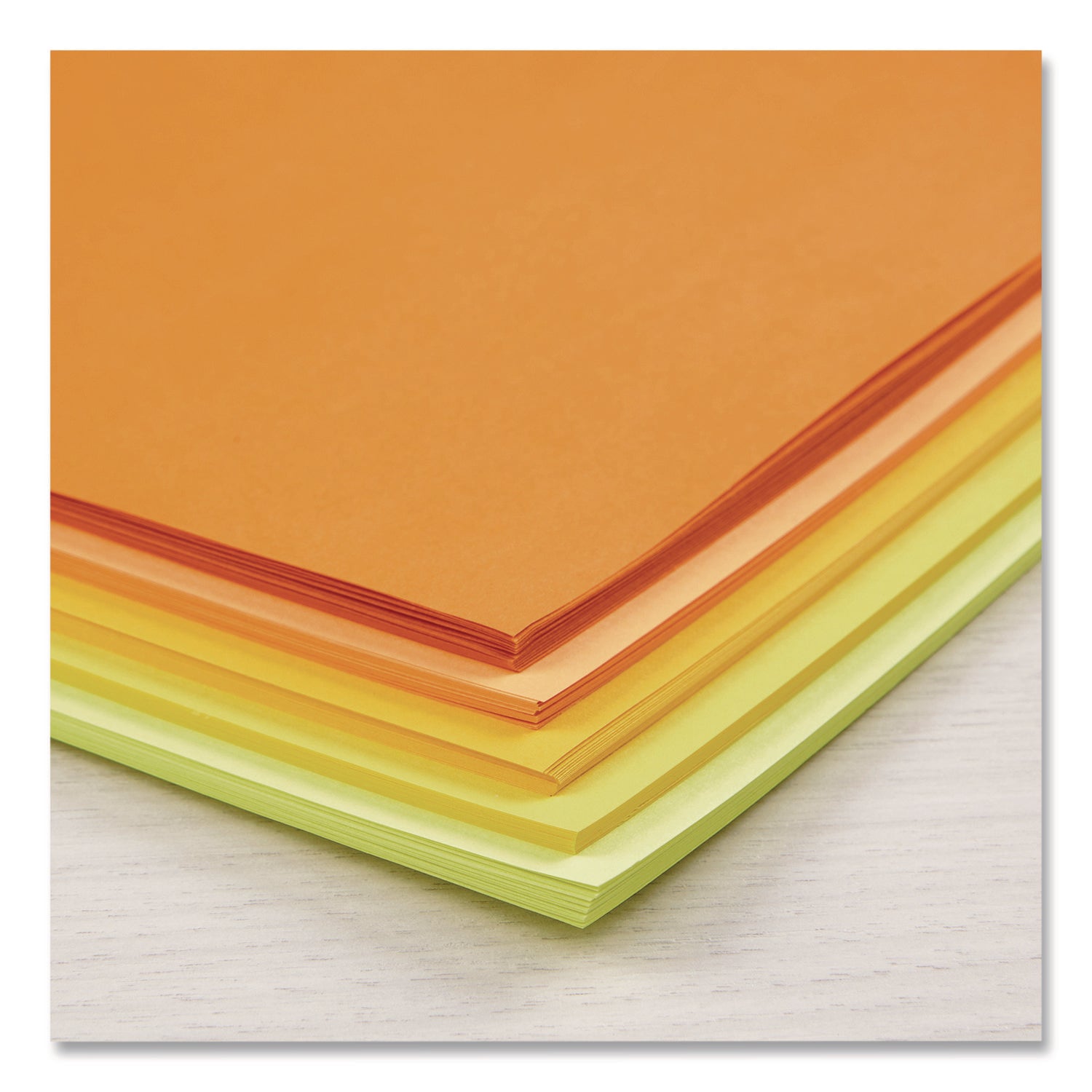 Astrobrights® Color Paper - "Solar Sparks" Assortment, 24 lb Bond Weight, 8.5 x 11, Assorted Yellow and Orange Colors, 100/Pack